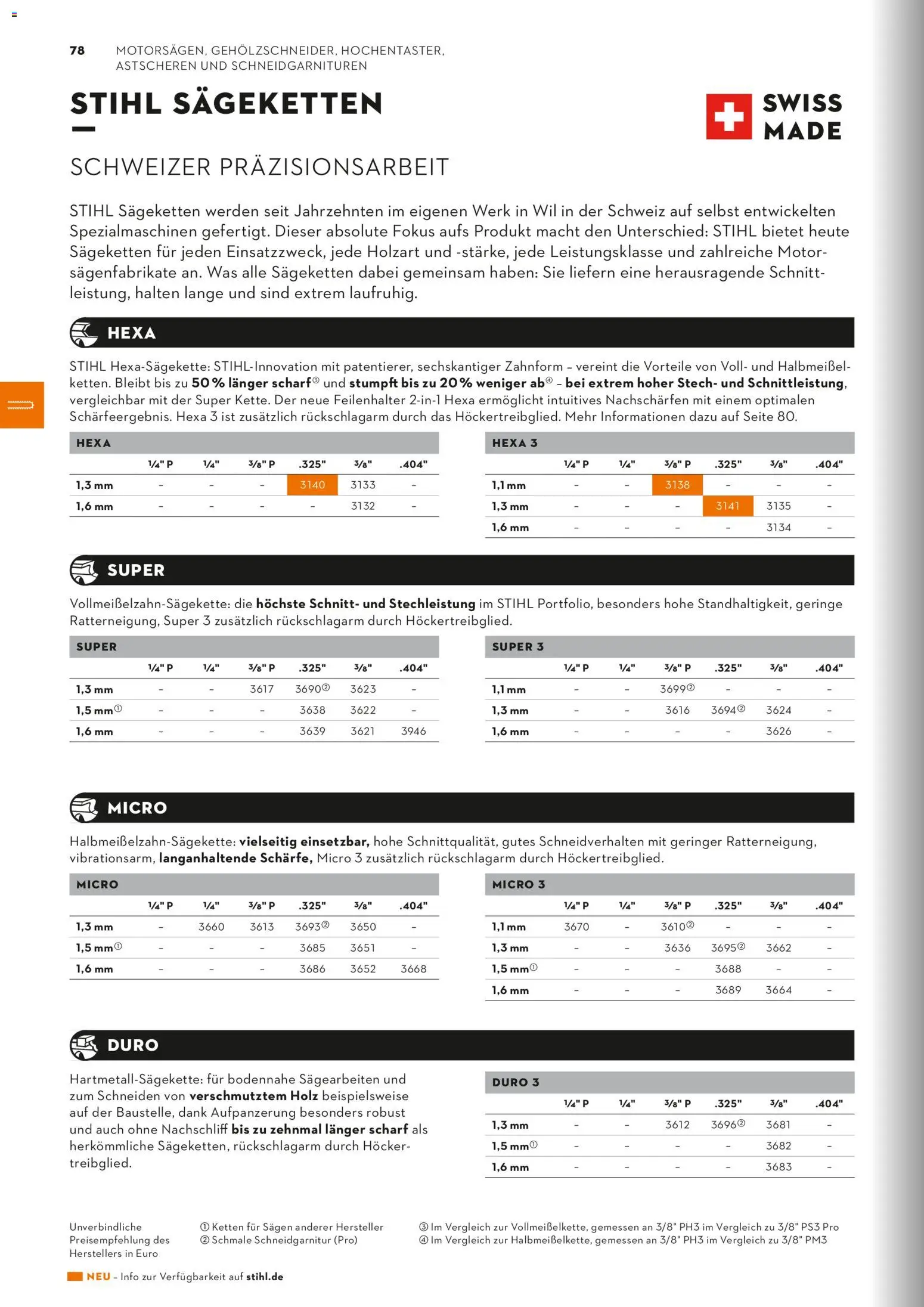 STIHL Katalog - Seite 78 - gültig ab 01.01.2026