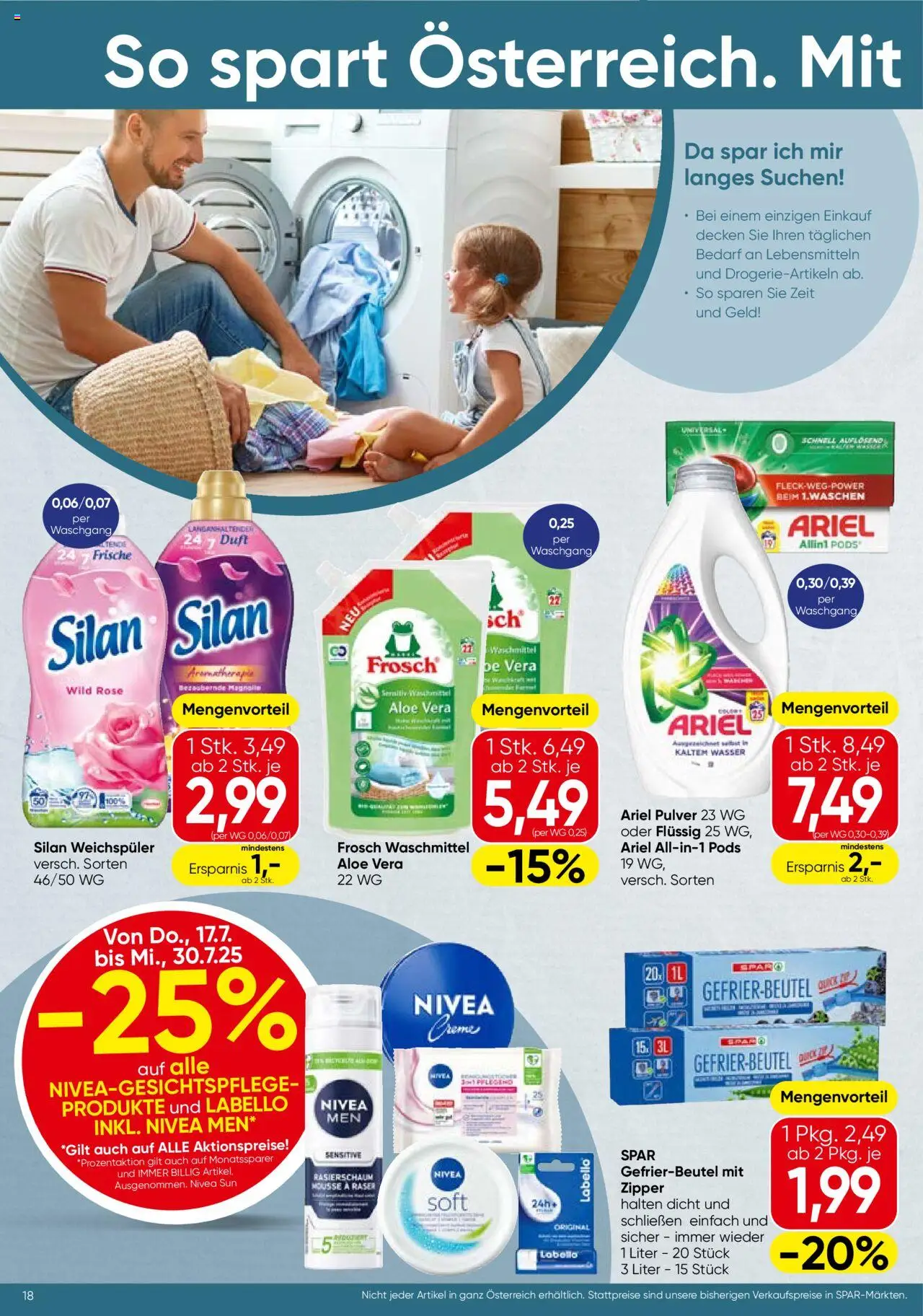 Spar Flugblatt - Burgenland - Seite 18- gültig ab 17.07.2025