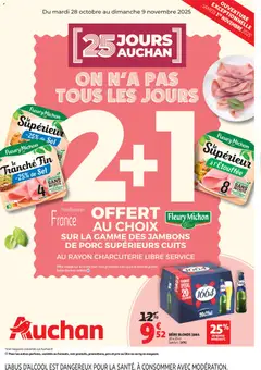 Aperçu Auchan - C'est parti pour les 25 JOURS AUCHAN valable à partir du 28/10/2025