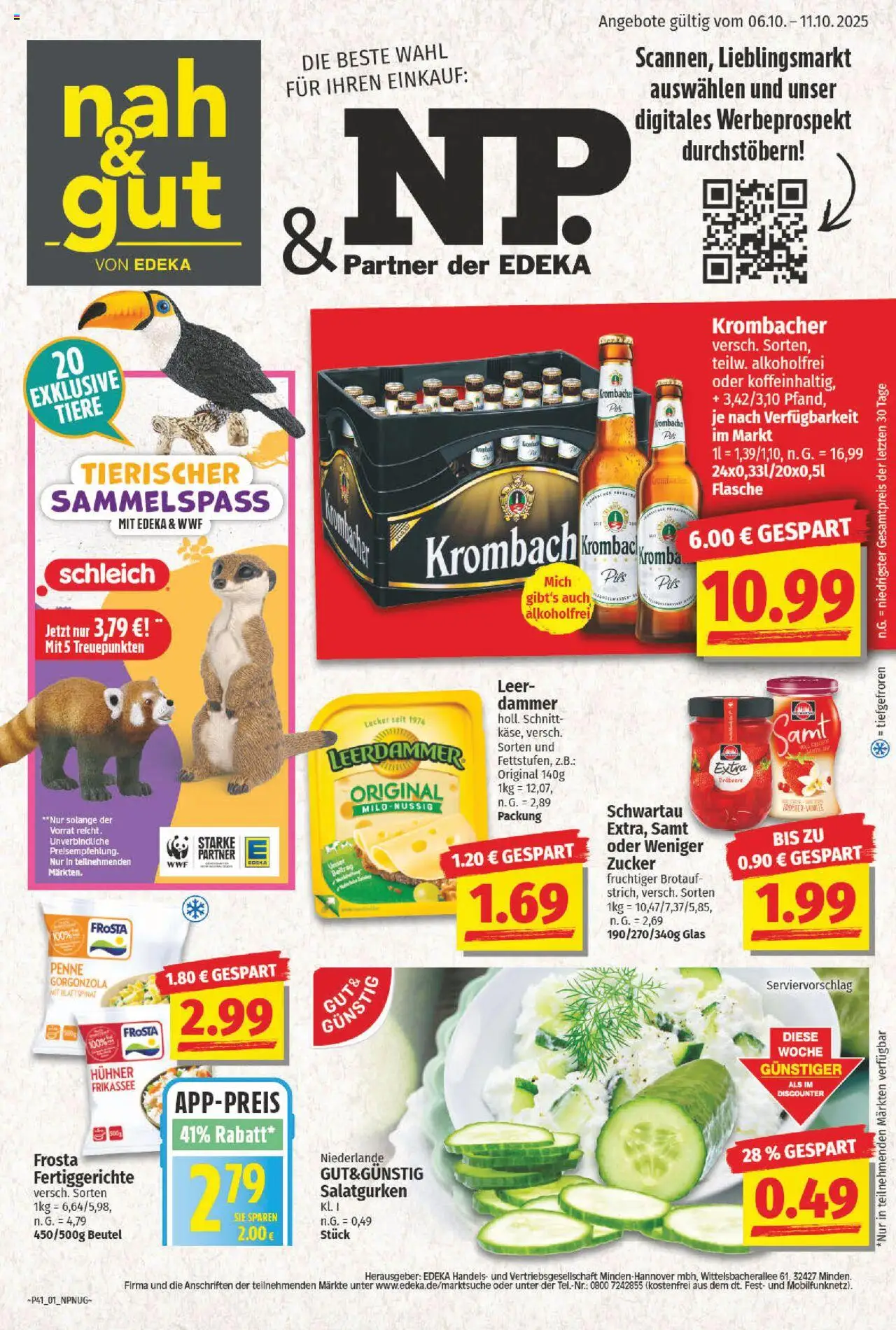 NP Discount Prospekt 	 - Seite 1 - gültig ab 06.10.2025