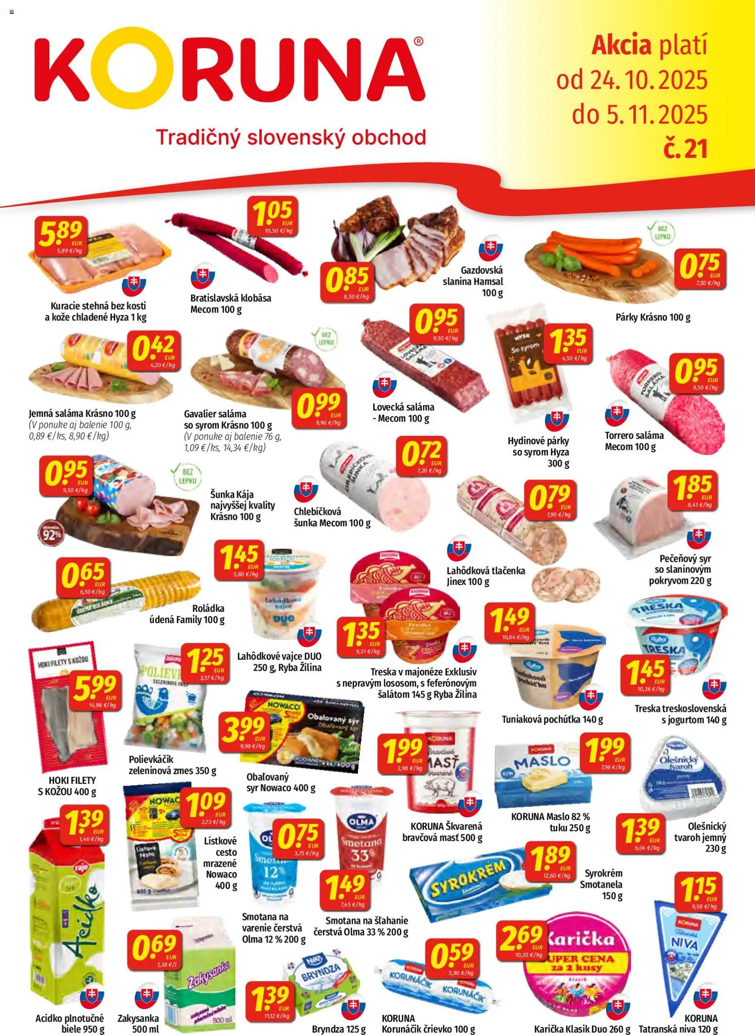 Koruna Partner - strana 1- platný od 24.10.2025