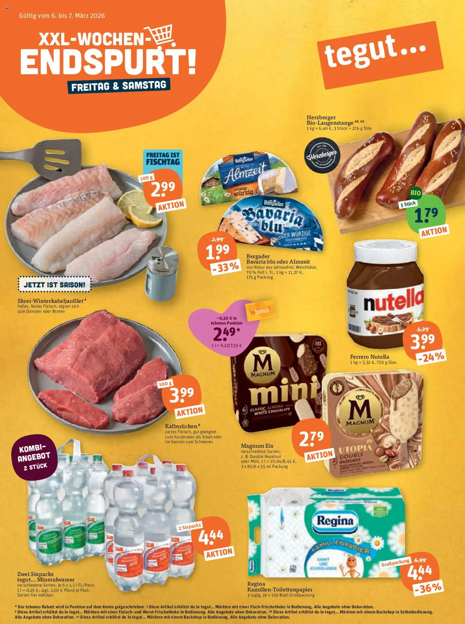 Tegut Prospekt 	 - Seite 1 - gültig ab 02.03.2026