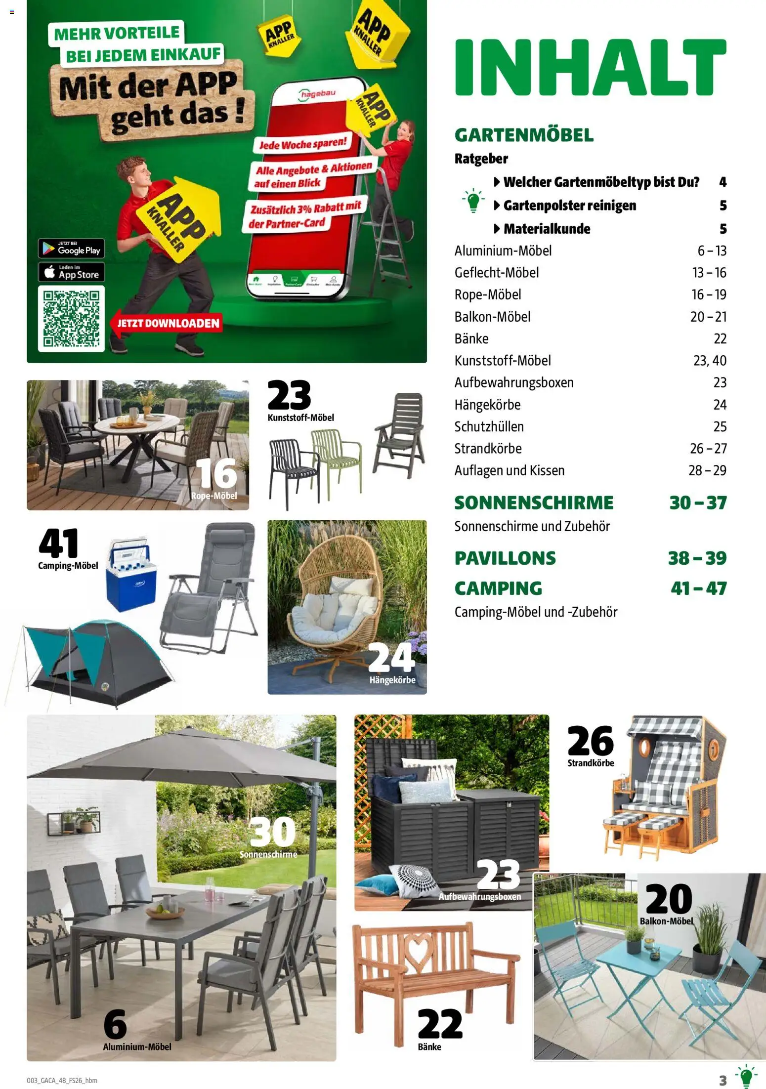 Hagebau Gartenmöbelsortiment - Seite 3 - gültig ab 02.03.2026
