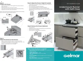 Preview Gelmar - Undermount Runner with Soft Close valid from 01/09/2025