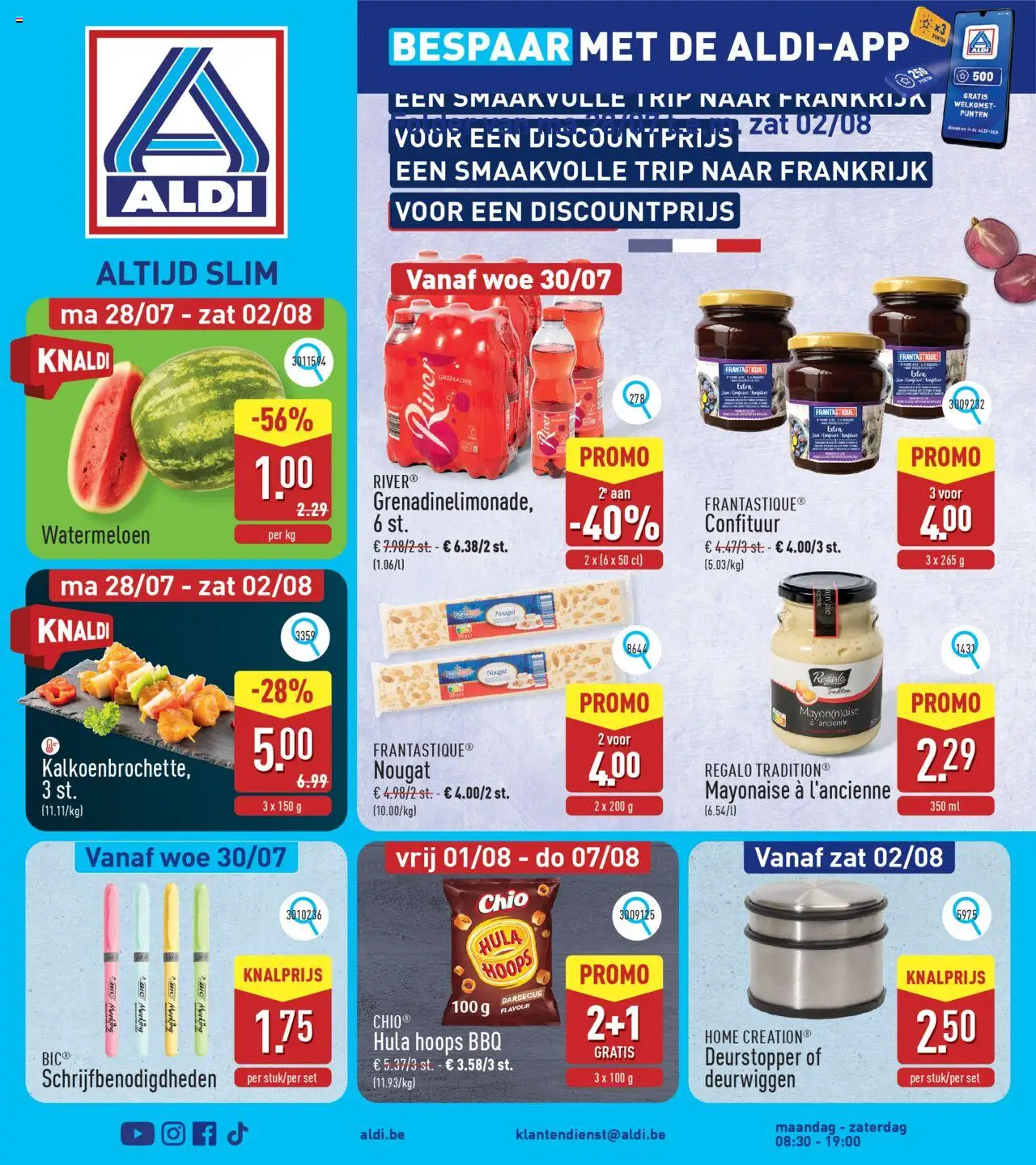 Aldi folder week 31 - pagina 1- geldig vanaf 28/07/2025