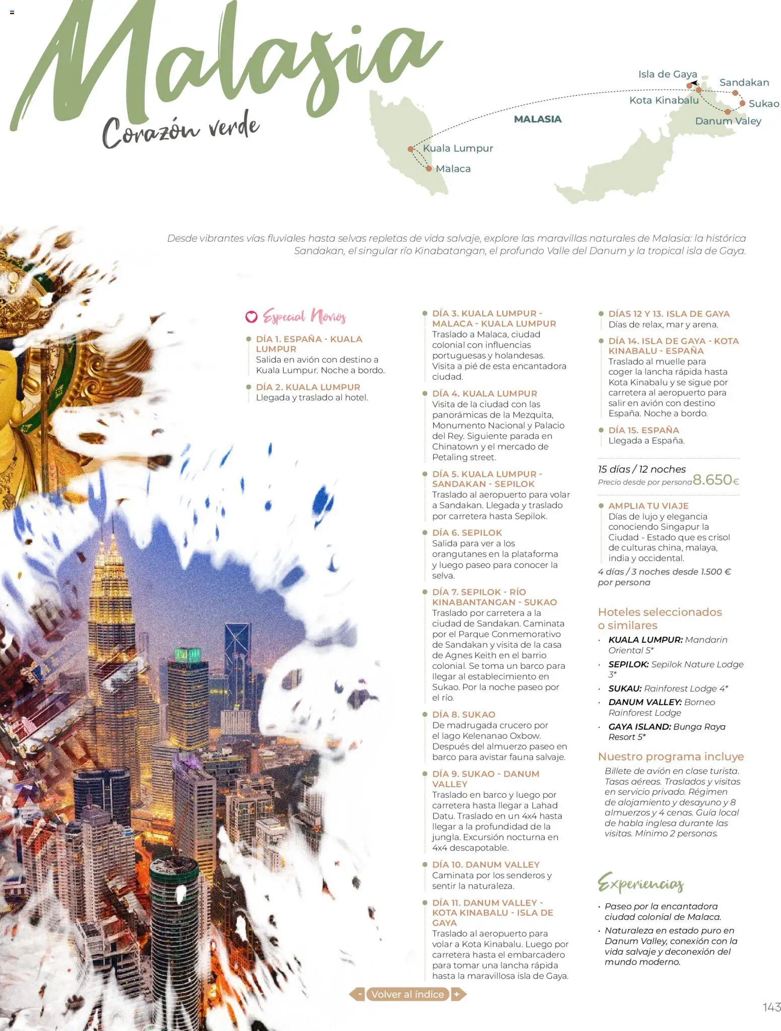 Viajes El Corte Inglés - Catálogo Tourmundial Premium - Página de 145 - Válido desde 01/01/2026