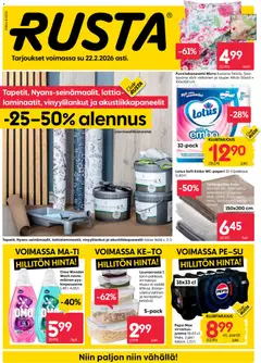 Esikatselu Rusta tarjoukset voimassa alkaen 16/02/2026
