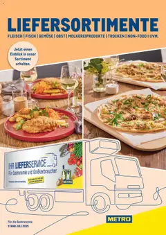 Vorschau Metro - Sortimentskatalog Lieferservice gültig ab 31.07.2025