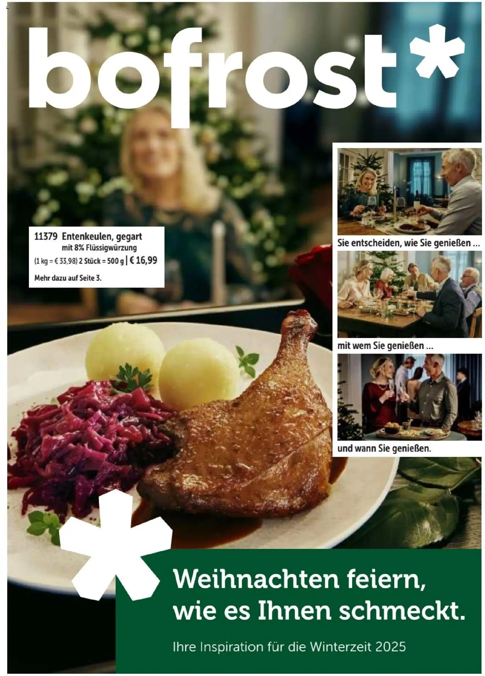 Bofrost Weihnachten 2025 - Seite 1 - gültig ab 23.10.2025