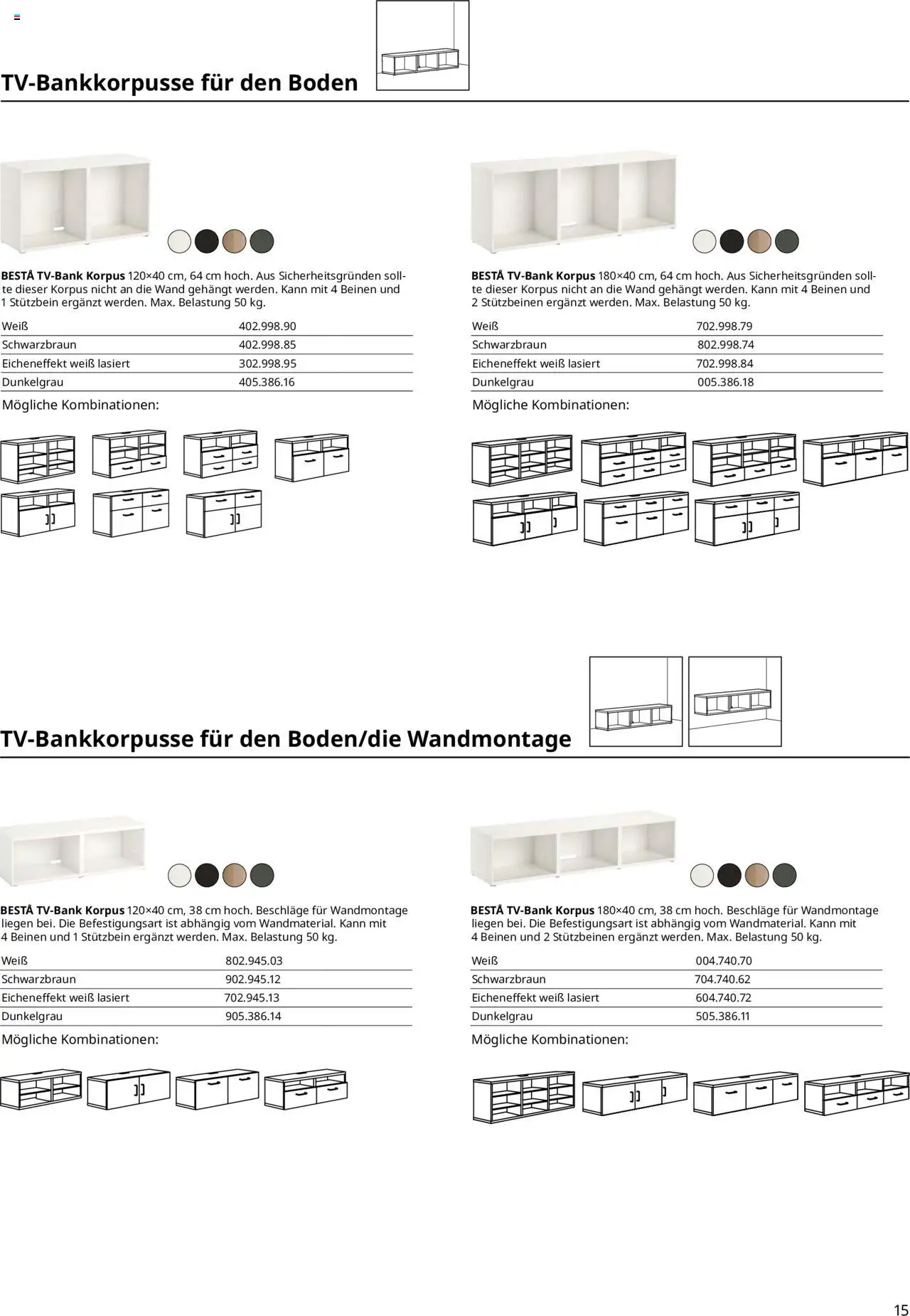 Ikea BESTÅ Aufbewahrung - Seite 15 - gültig ab 30.09.2025