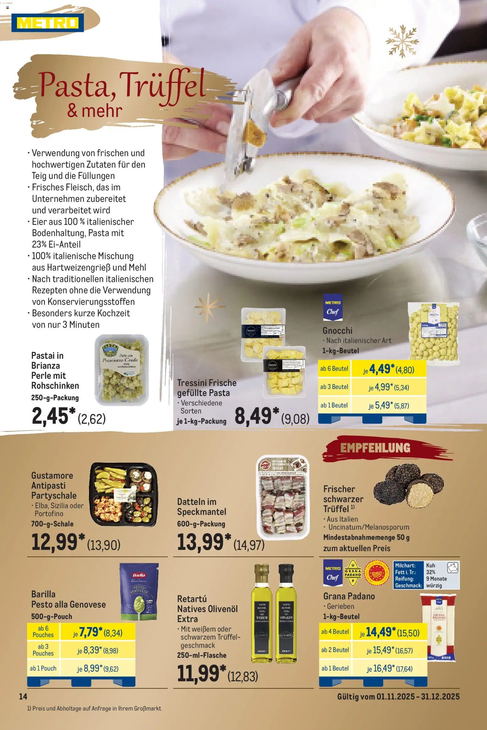 Metro Saisonkatalog Festliche Momente - Seite 14 - gültig ab 01.11.2025