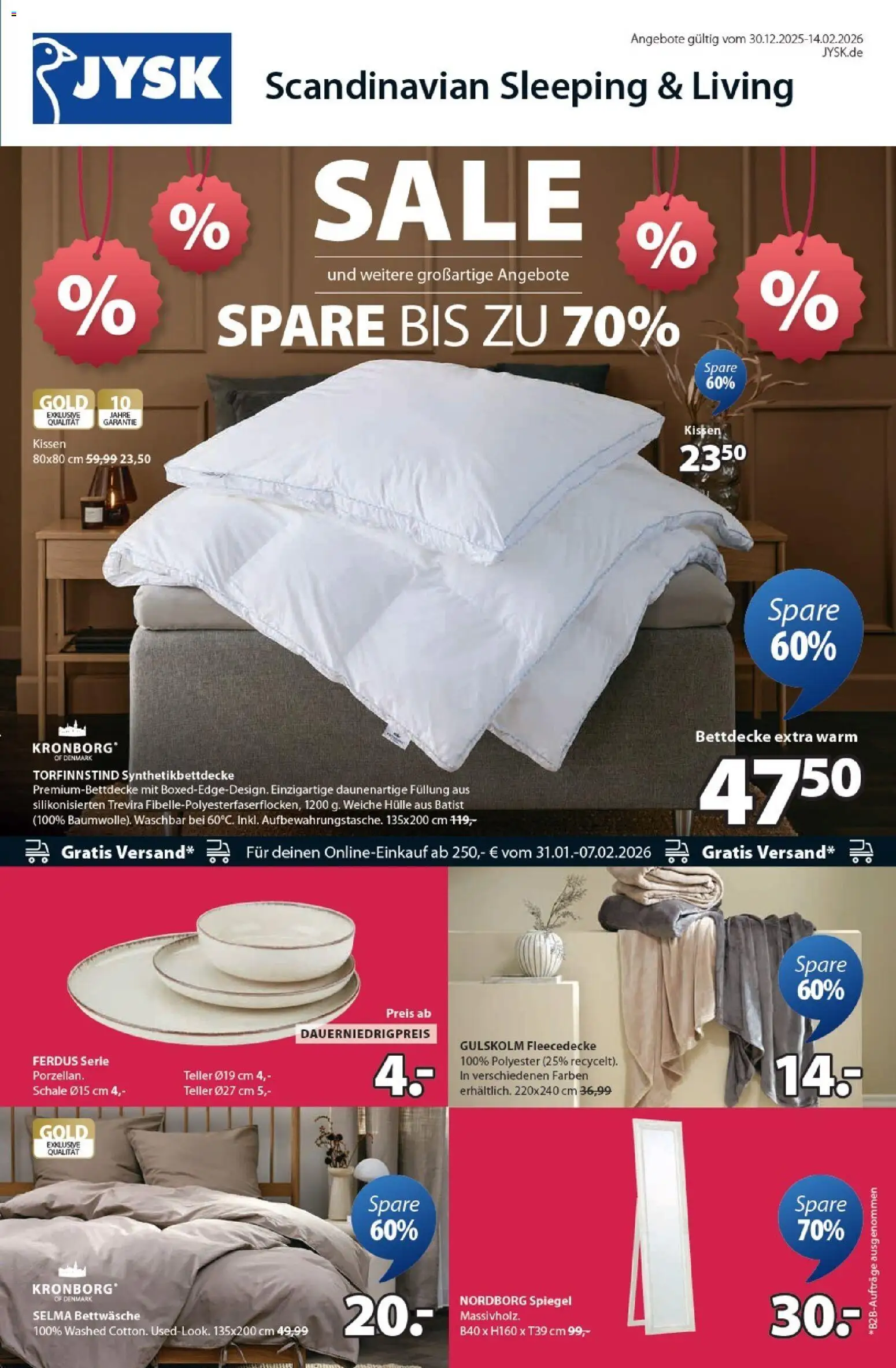 Prospekt JYSK - Seite 1 - gültig ab 30.12.2025