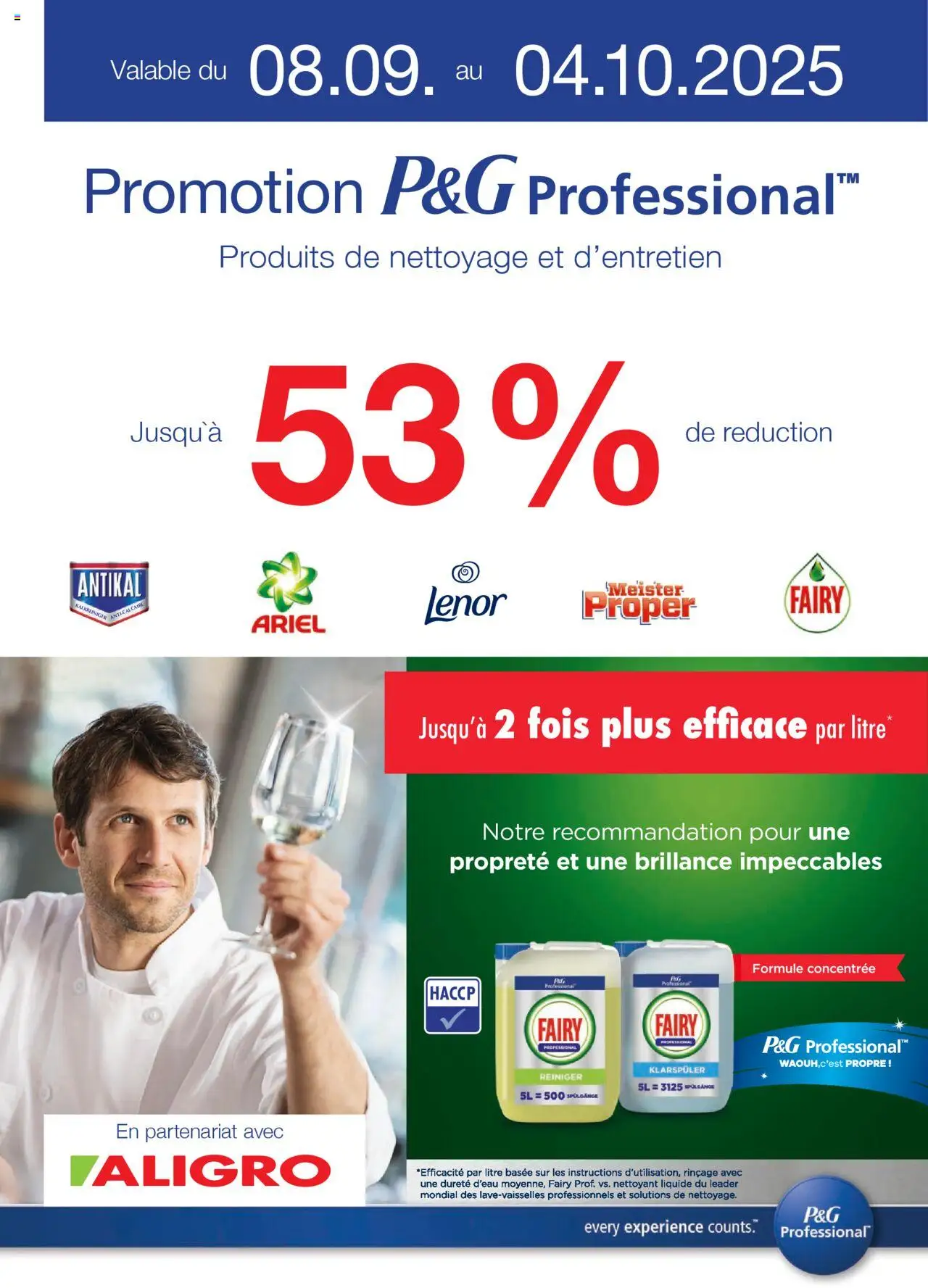 Aligro Aktionen Procter & Gamble FR - Seite 1- gültig ab 08.09.2025