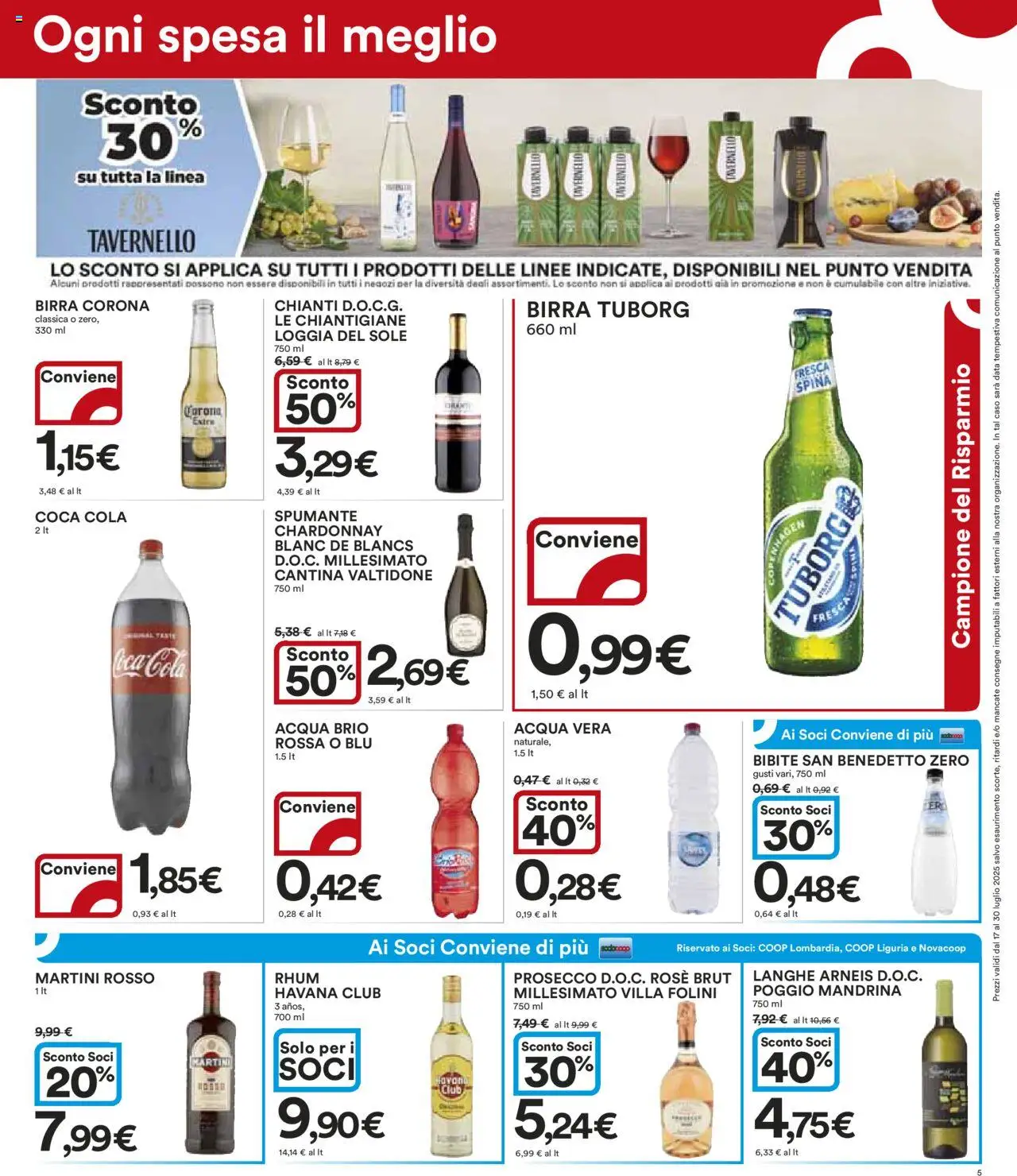 Volantino Ipercoop	 - pagina 5 - valido dal 17/07/2025