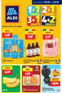 Anteprima Volantino Aldi	 valida dal 20/10/2025