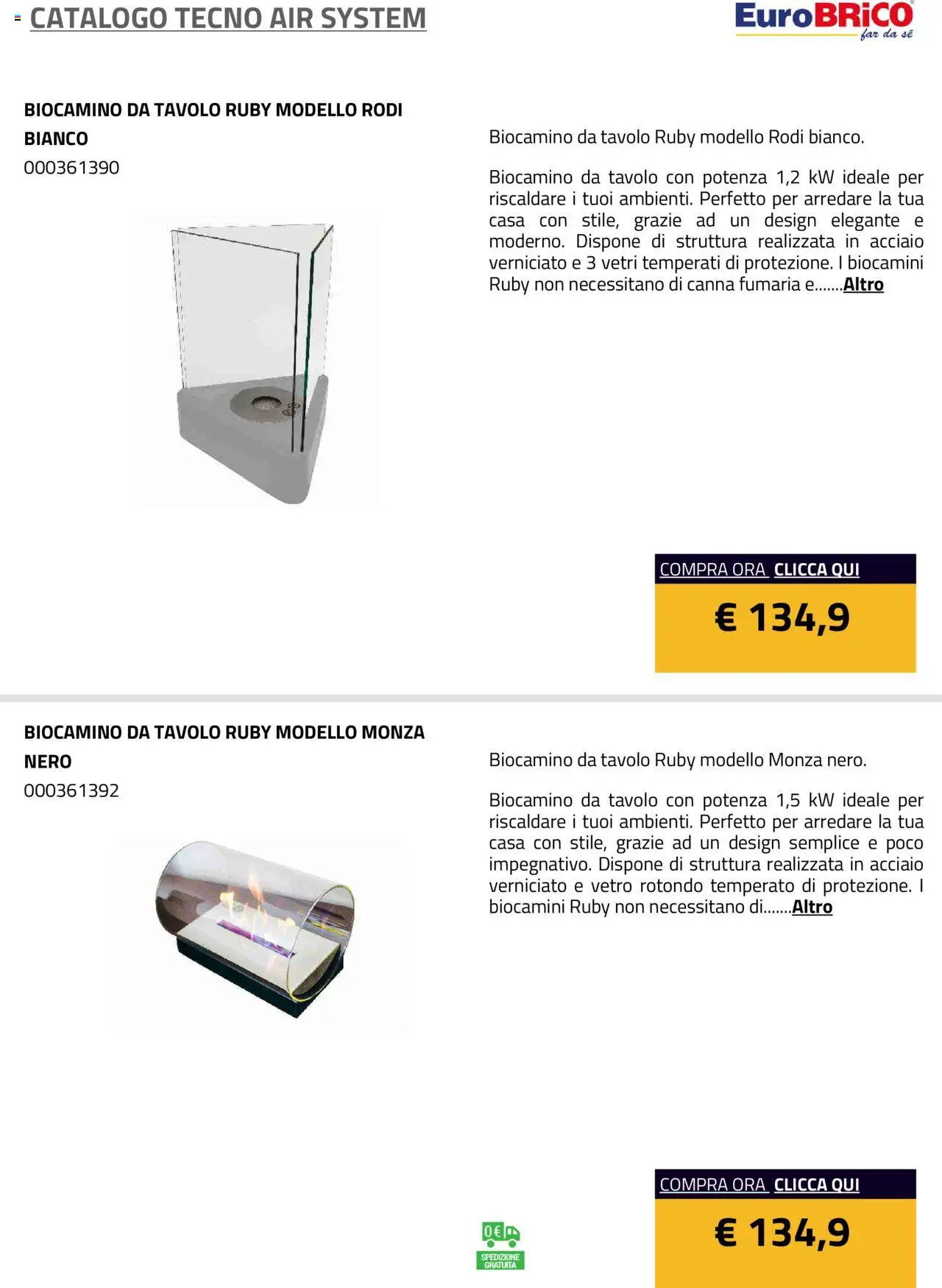 Eurobrico Tecno Air System catalogo - pagina 9 - valido dal 23/07/2025