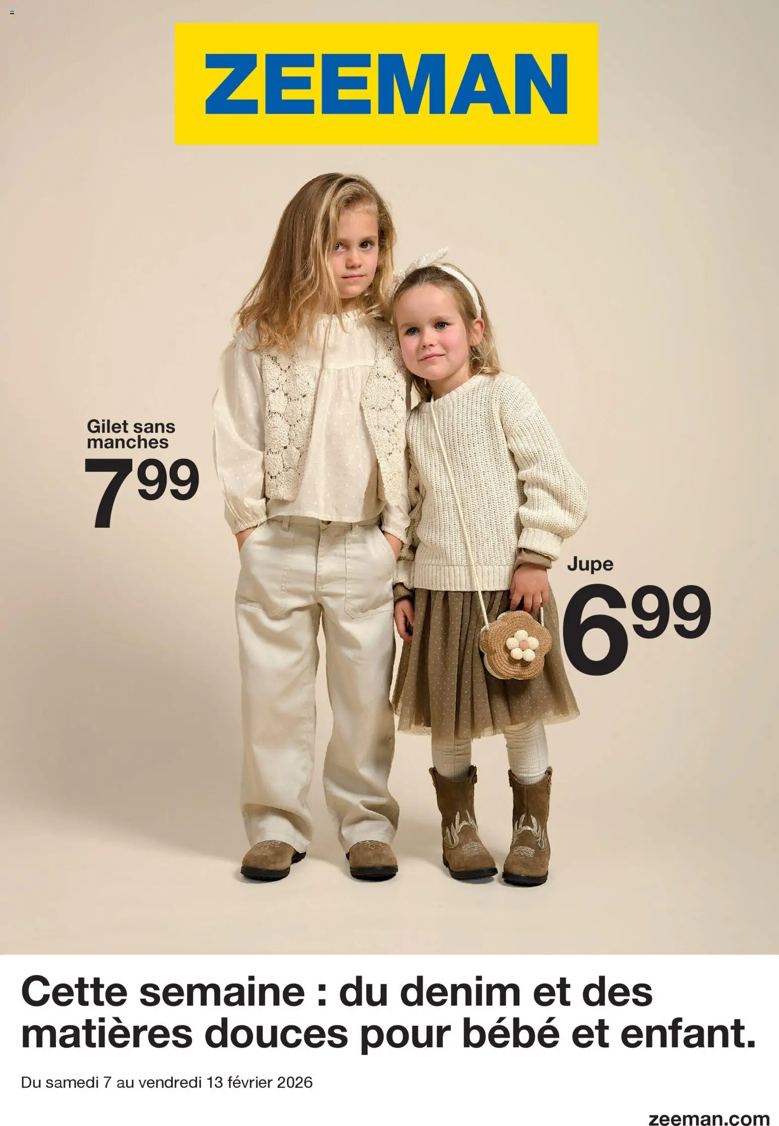 Zeeman catalogue Hiver - page 1 - valable à partir du 07/02/2026