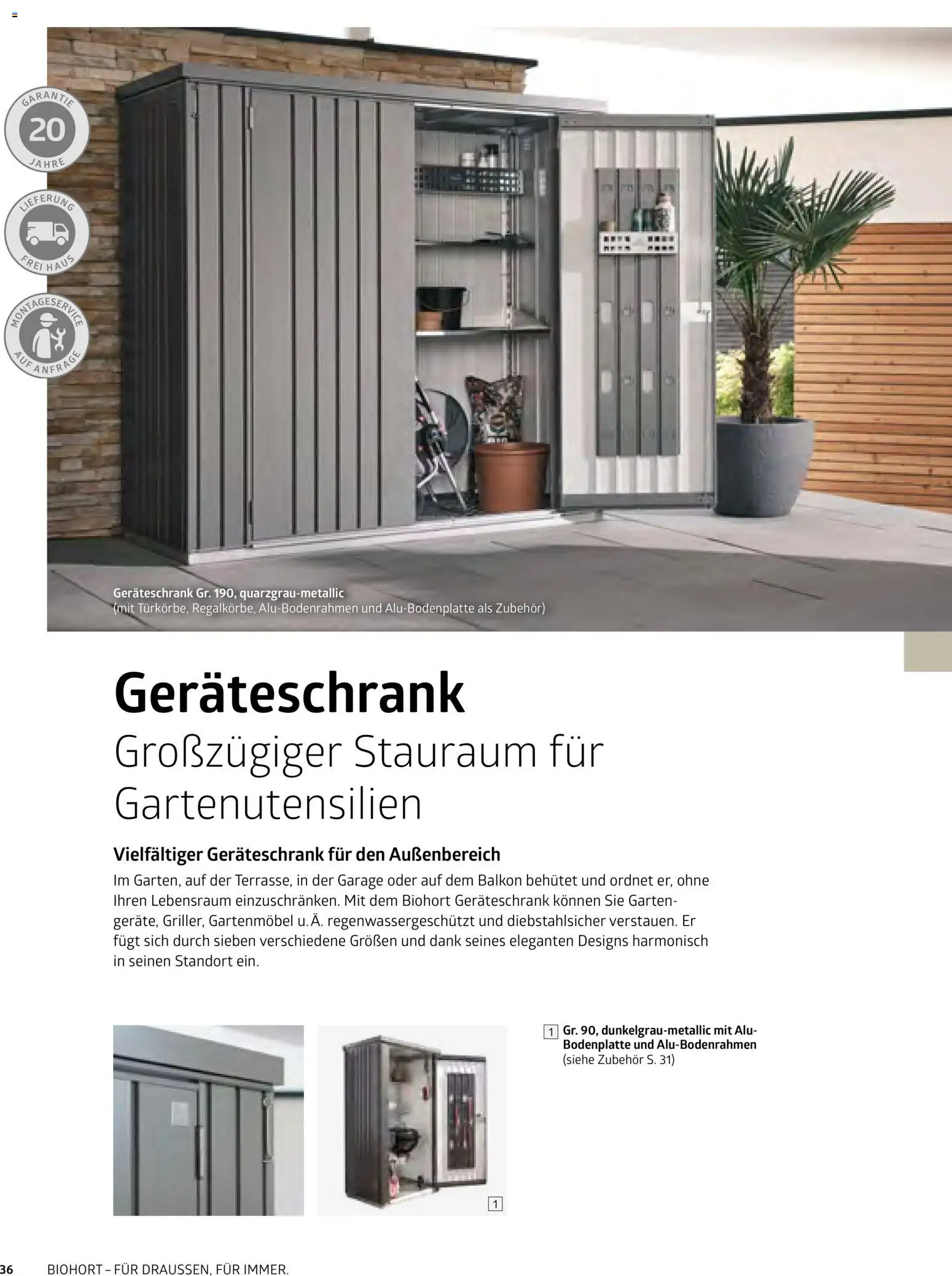 Dehner Biohort – Metall für Garten & Terrasse - Seite 36 - gültig ab 01.01.2026