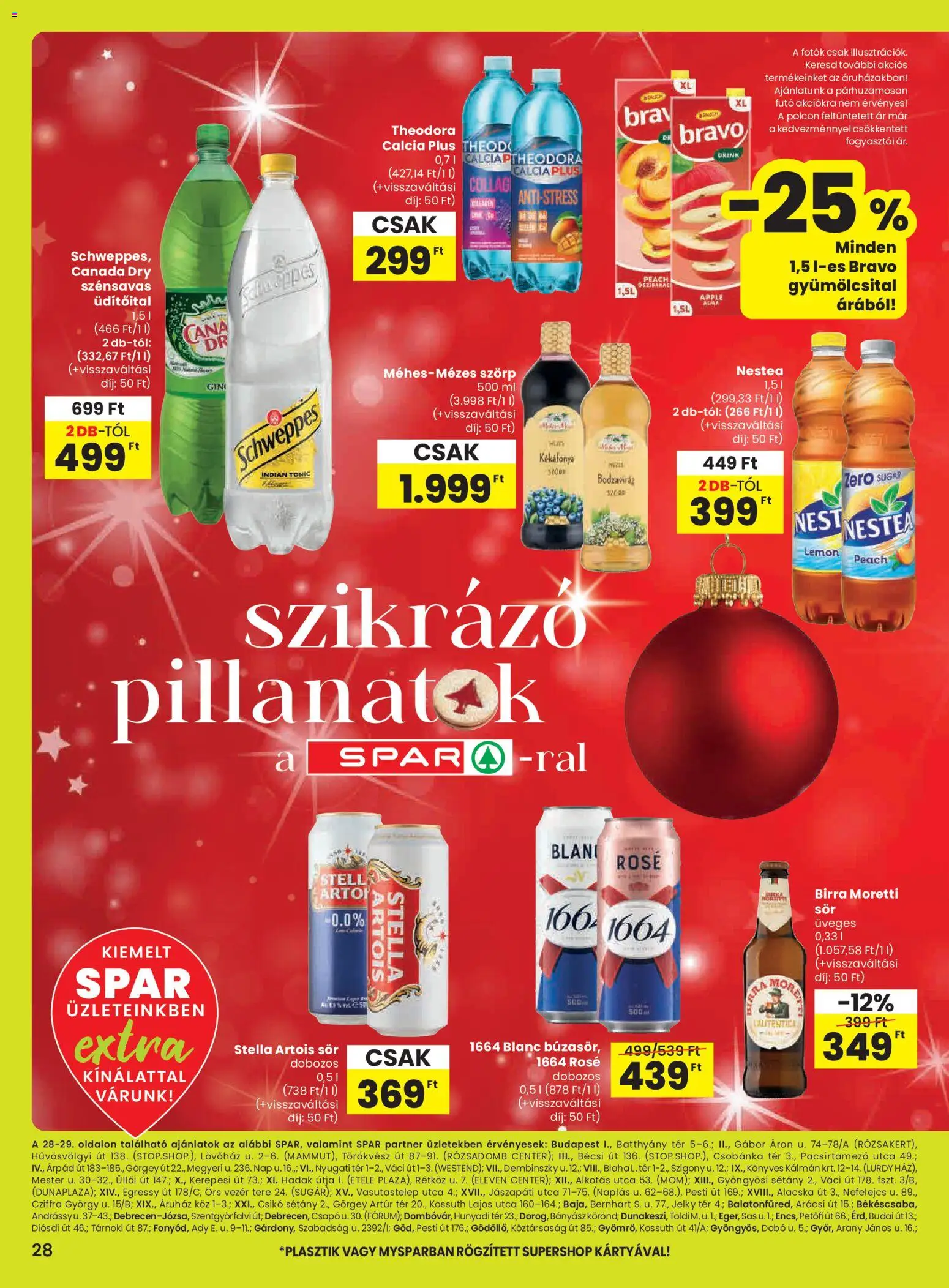 Spar - Extra ajánlat - 1oldal - érvényes 2025.12.18.-tól