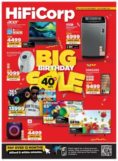 Preview HiFi Corp - Big Birthday Sale valid from 25/09/2025