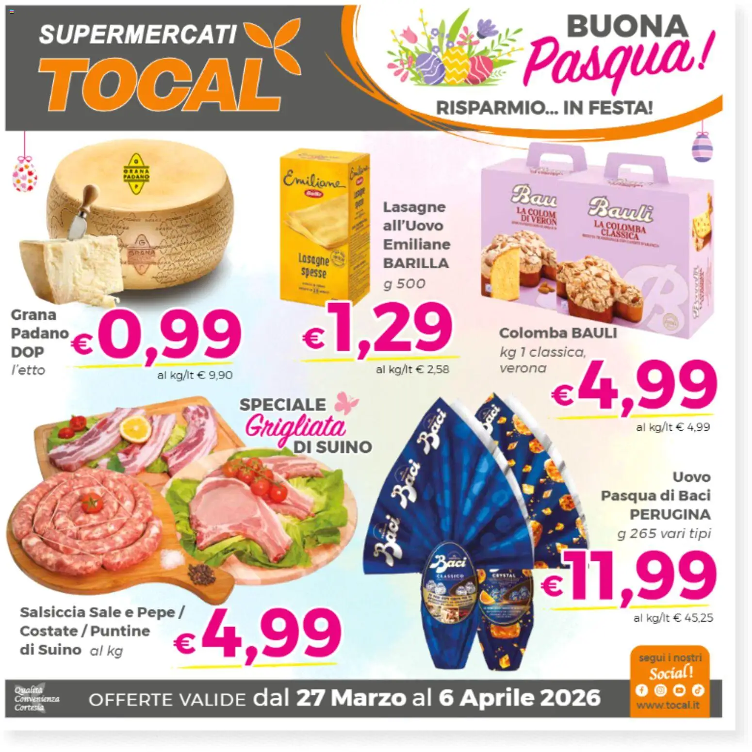Tocal volantino - pagina 1 - valido dal 27/03/2026