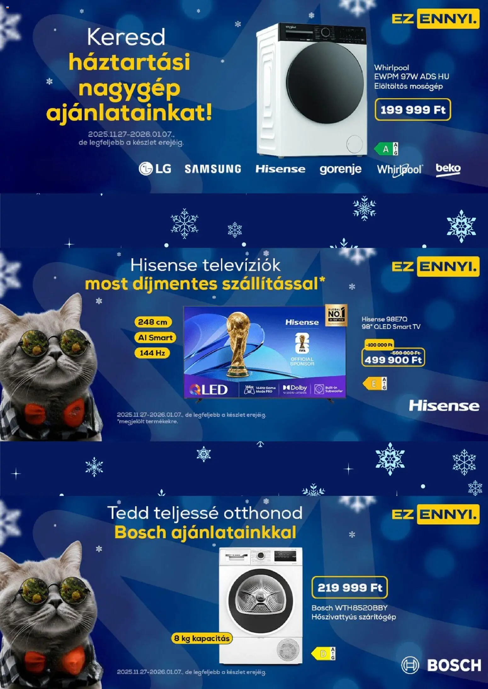 Euronics Akciós újság - 1oldal - érvényes 2025.12.27.-tól