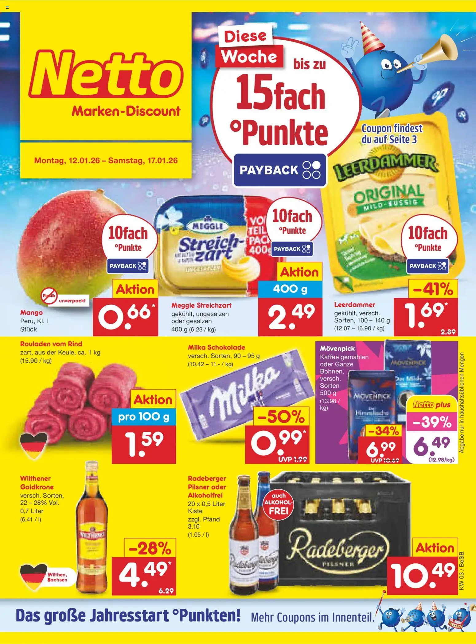 Netto Marken-Discount Prospekt 	 - Seite 1 - gültig ab 12.01.2026