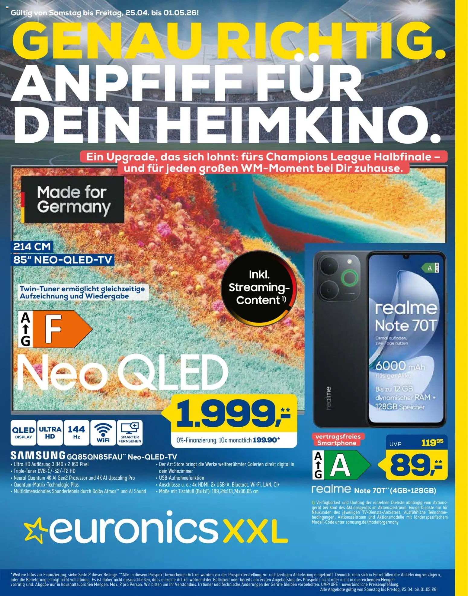 Euronics Prospekt 	 - Seite 1 - gültig ab 25.04.2026