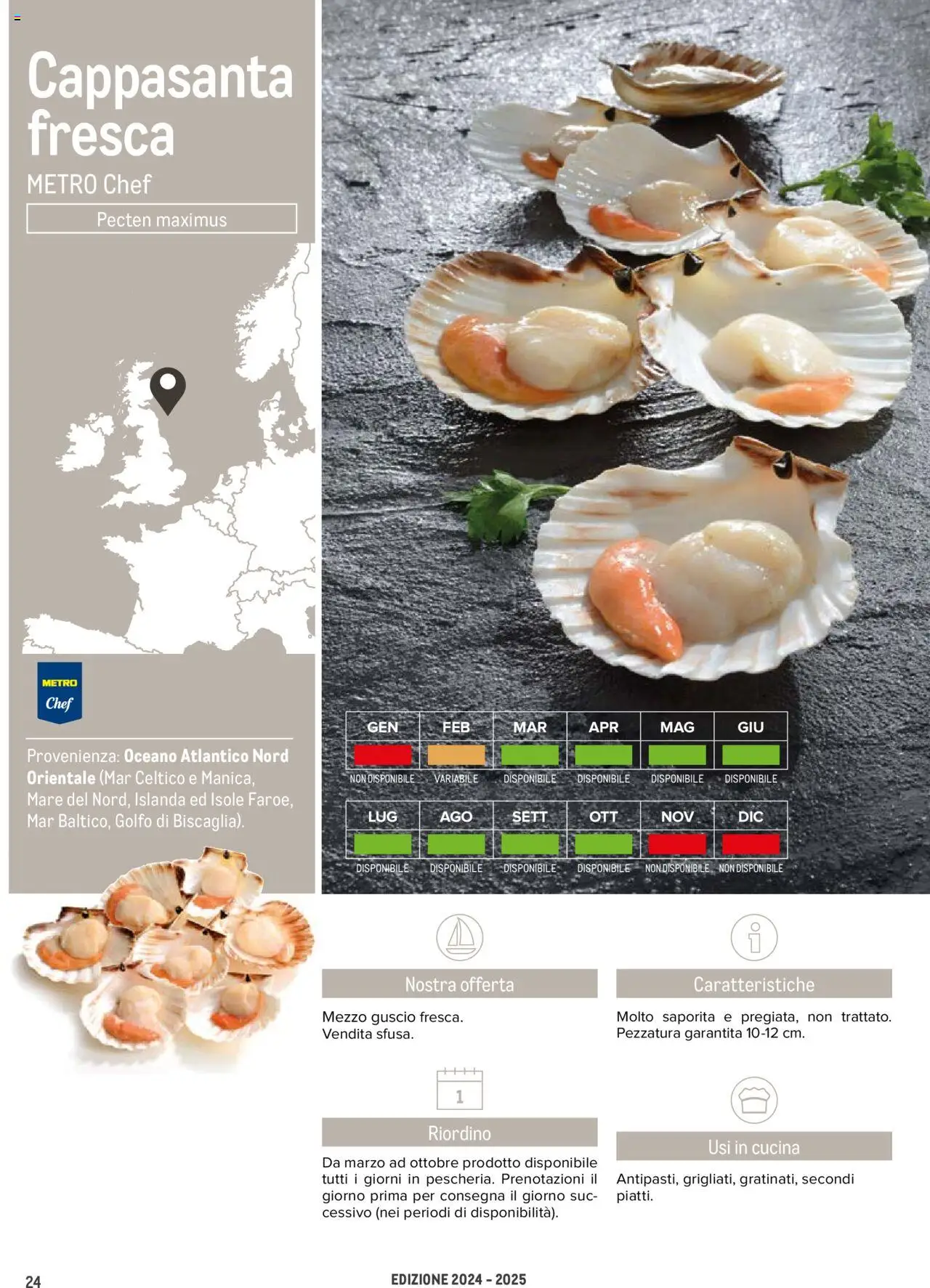 Catalogo Frutti di mare Metro	 - pagina 24 - valido dal 11/07/2024
