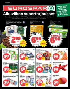 Esikatselu Tokmanni - EUROSPAR Ylöjärvi Ruokasanomat voimassa alkaen 03/11/2025