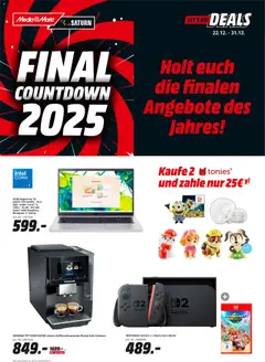 Vorschau Media Markt Prospekt 	 gültig ab 22.12.2025