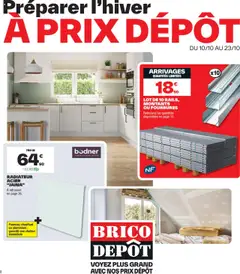 Aperçu Brico Dépôt catalogue valable à partir du 09/10/2025