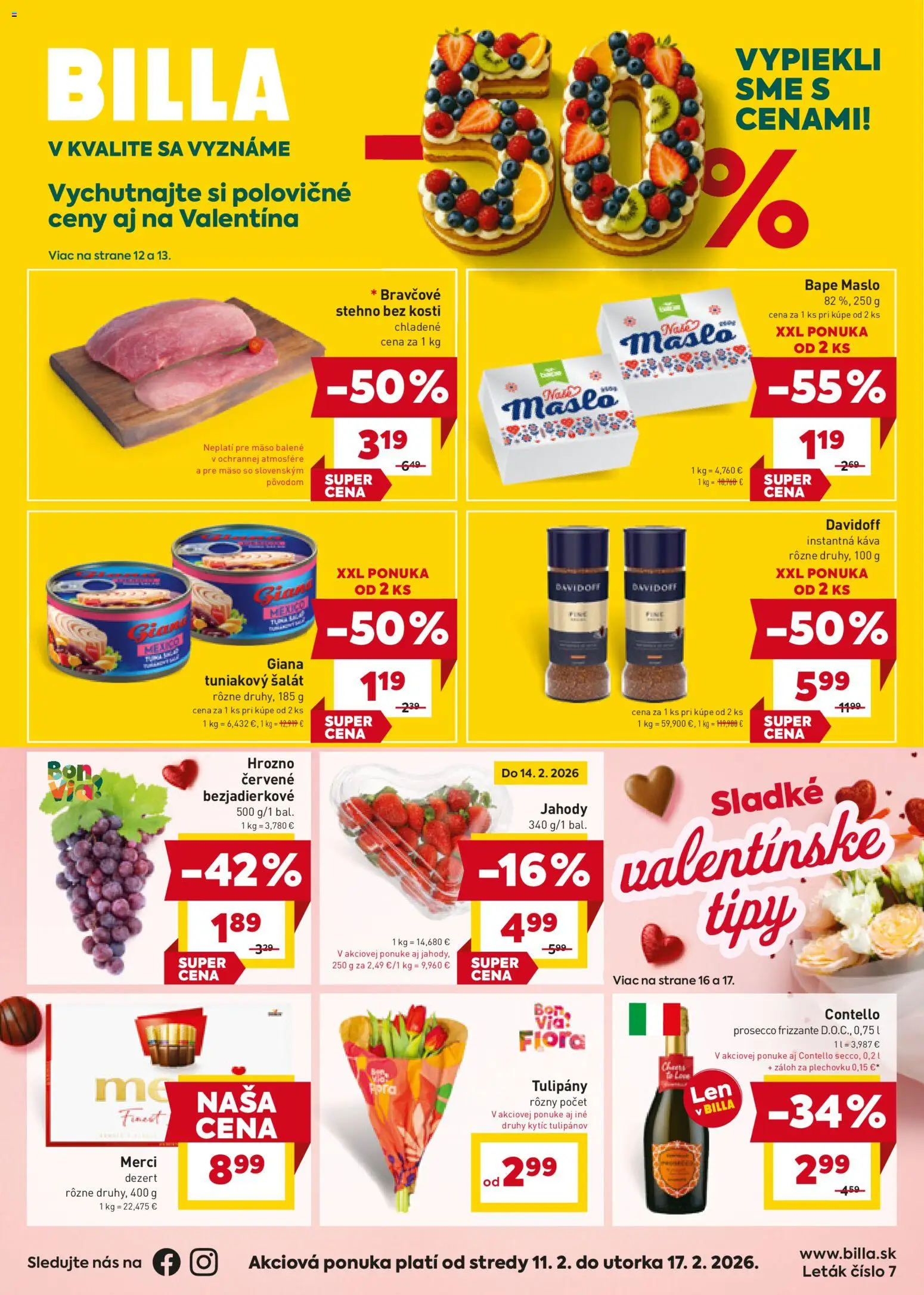 Billa leták - strana 1- platný od 11.02.2026