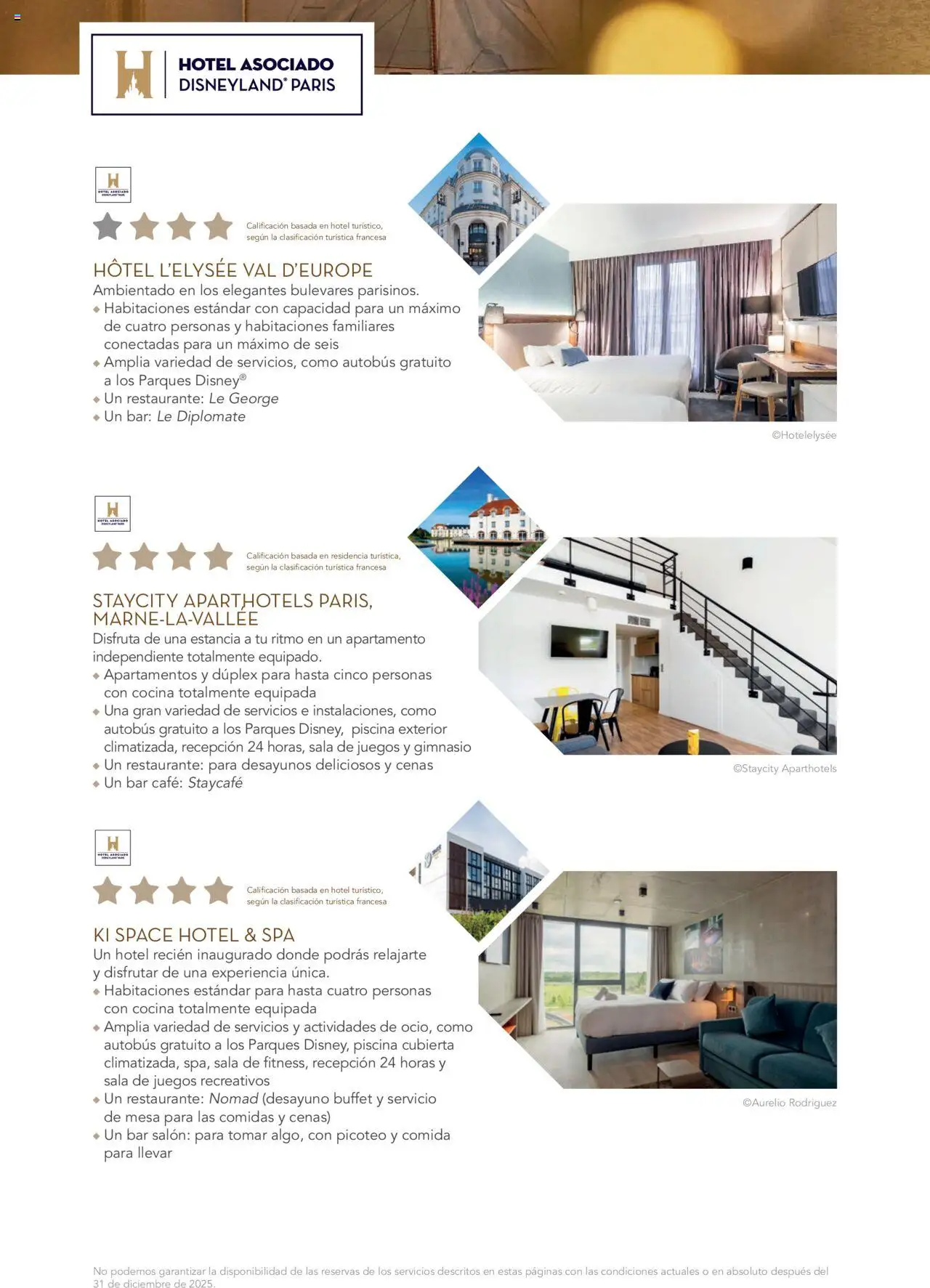 Viajes El Corte Inglés - Disneyland Paris 2025 2026 - Página de 44 - Válido desde 01/04/2025