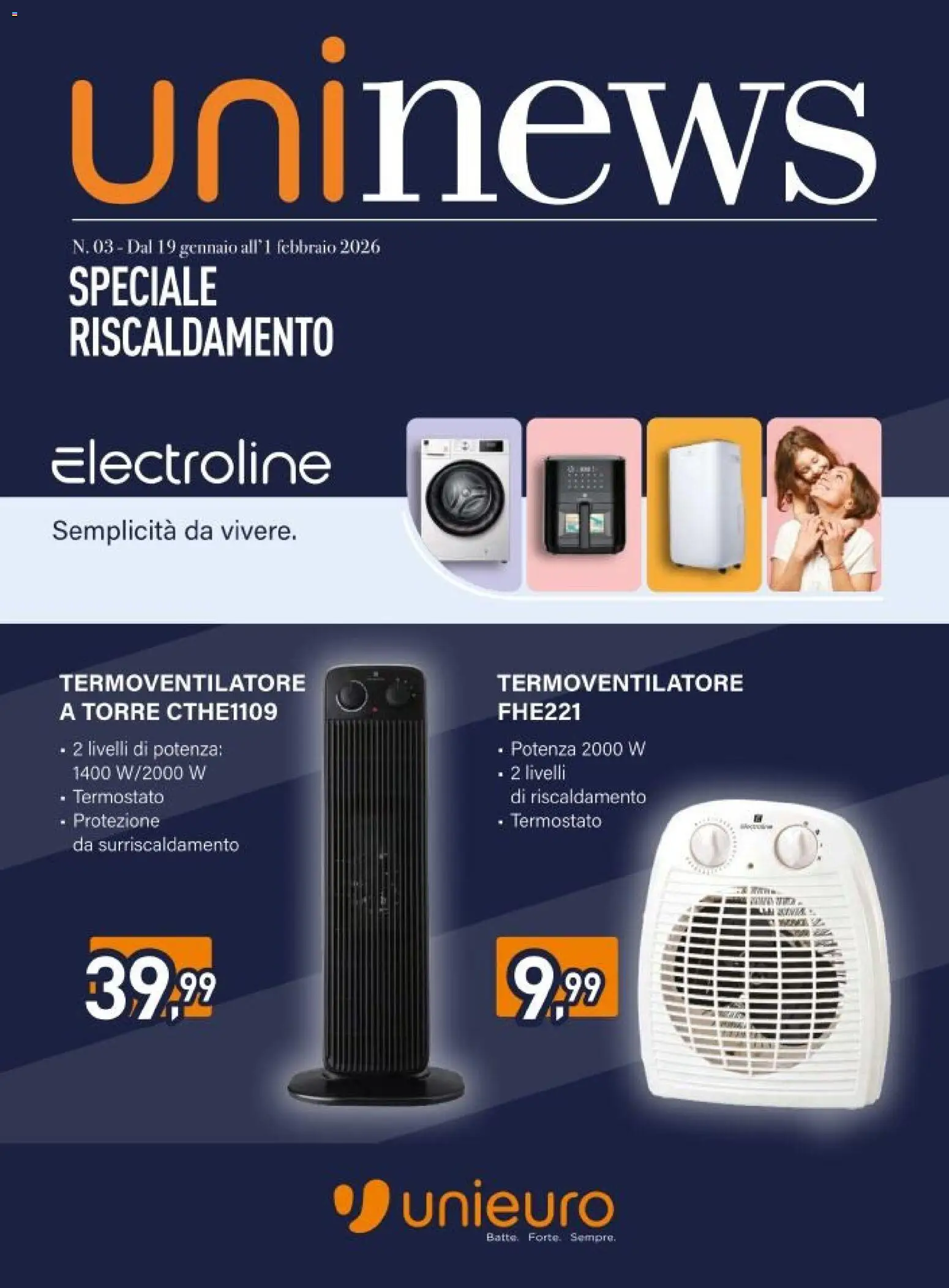 Unieuro Riscaldamento catalogo - pagina 1 - valido dal 19/01/2026