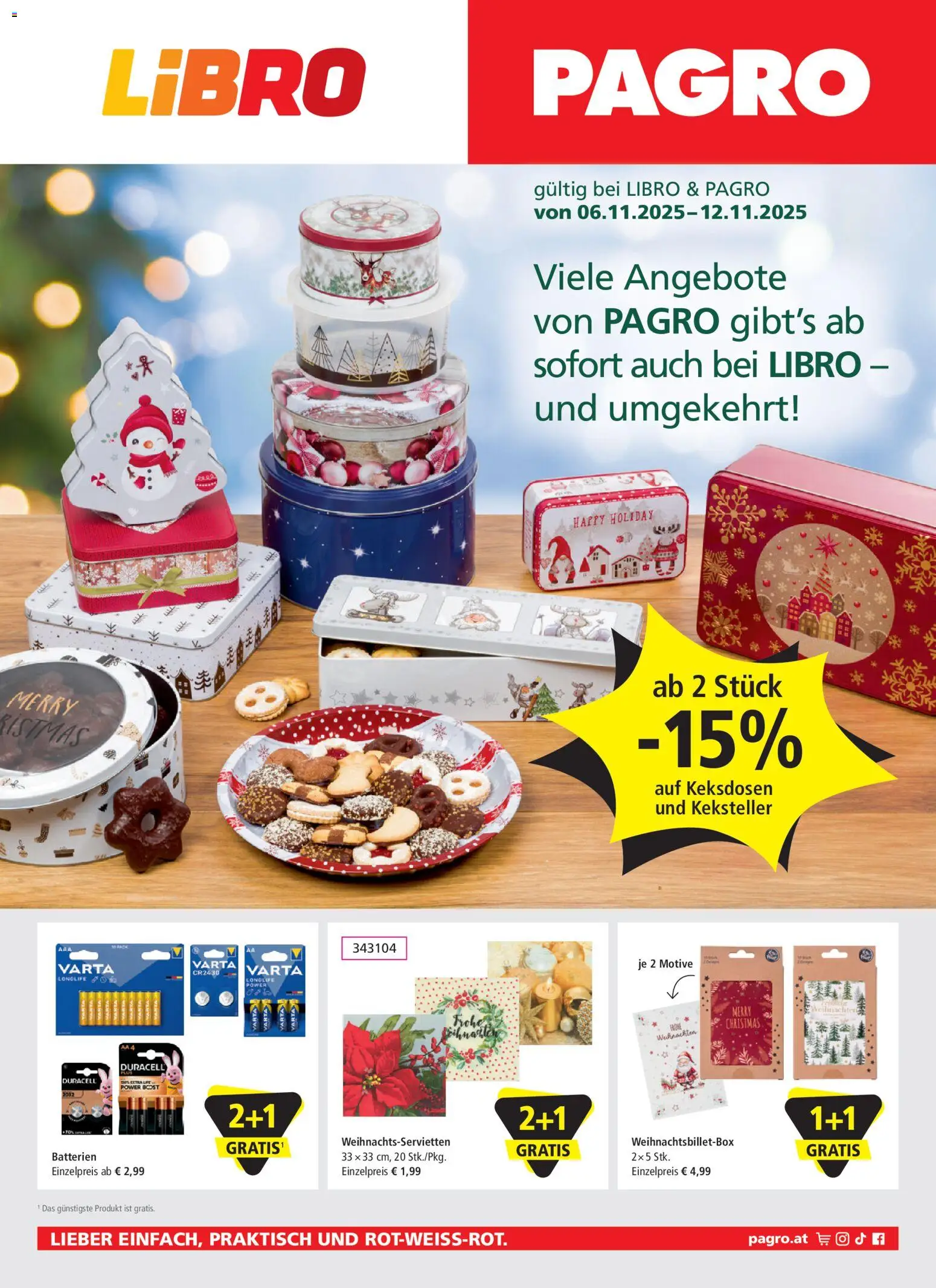 Libro Flugblatt - Seite 1- gültig ab 06.11.2025