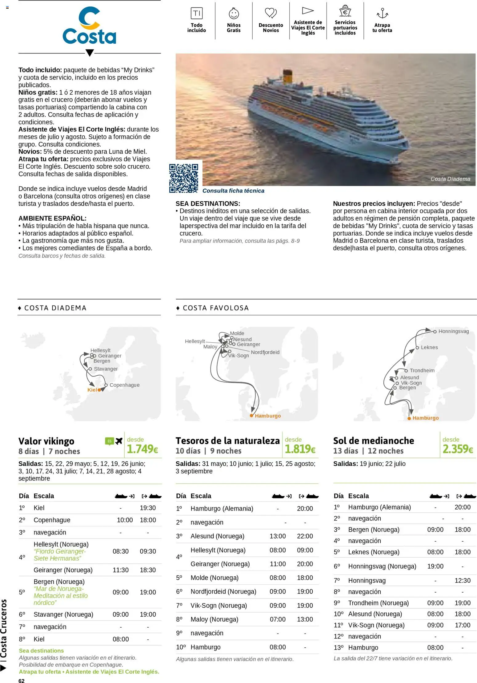 Viajes El Corte Inglés Cruceros marítimos - Página de 63 - Válido desde 01/01/2026