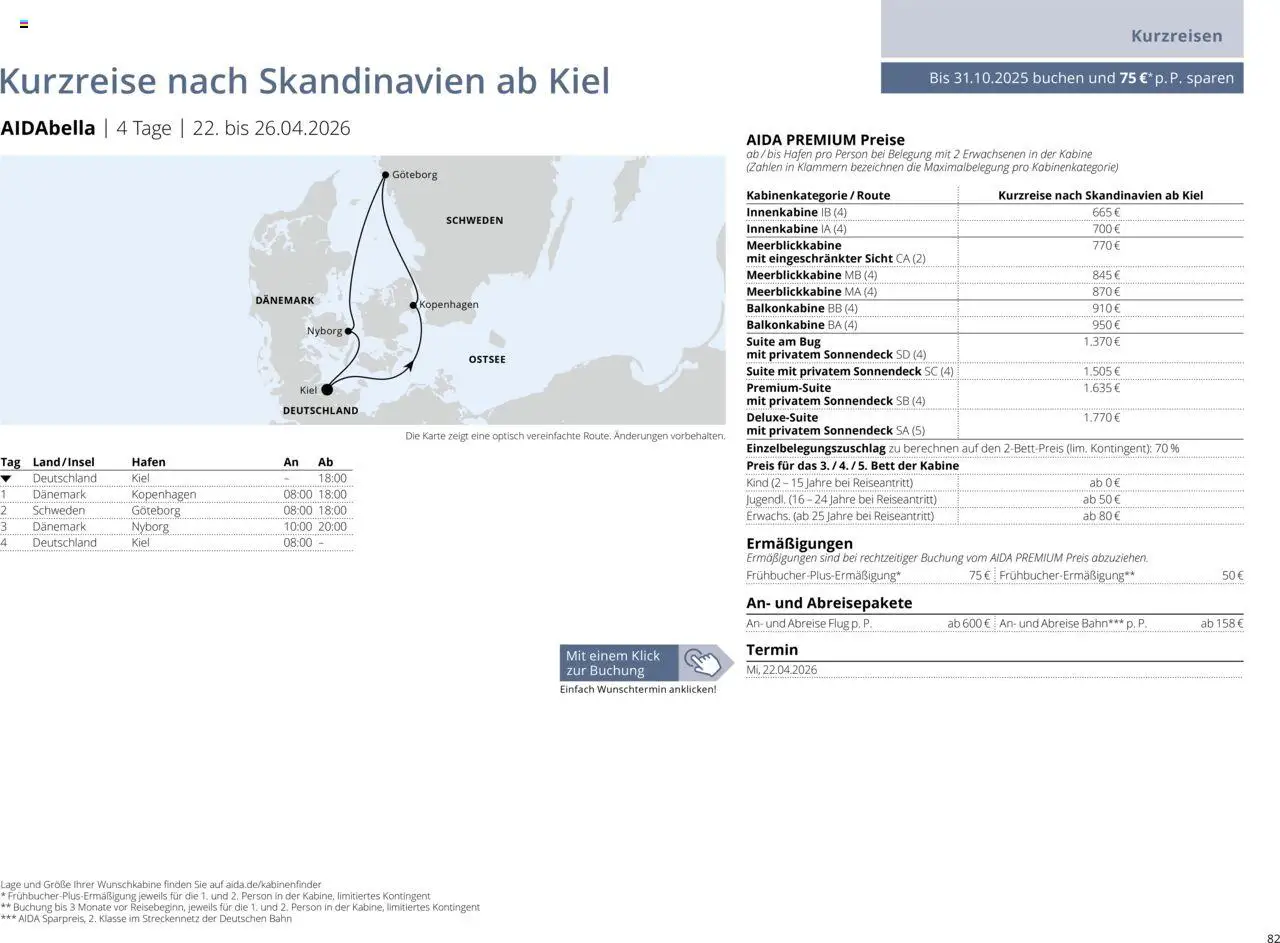 Aida Sommer 2026 - Seite 82 - gültig ab 01.03.2026