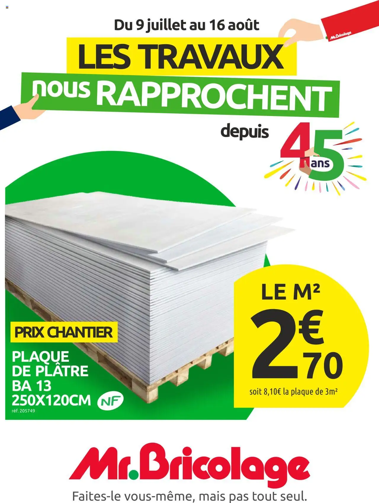 Mr. Bricolage Le catalogue  - page 1 - valable à partir du 09/07/2025