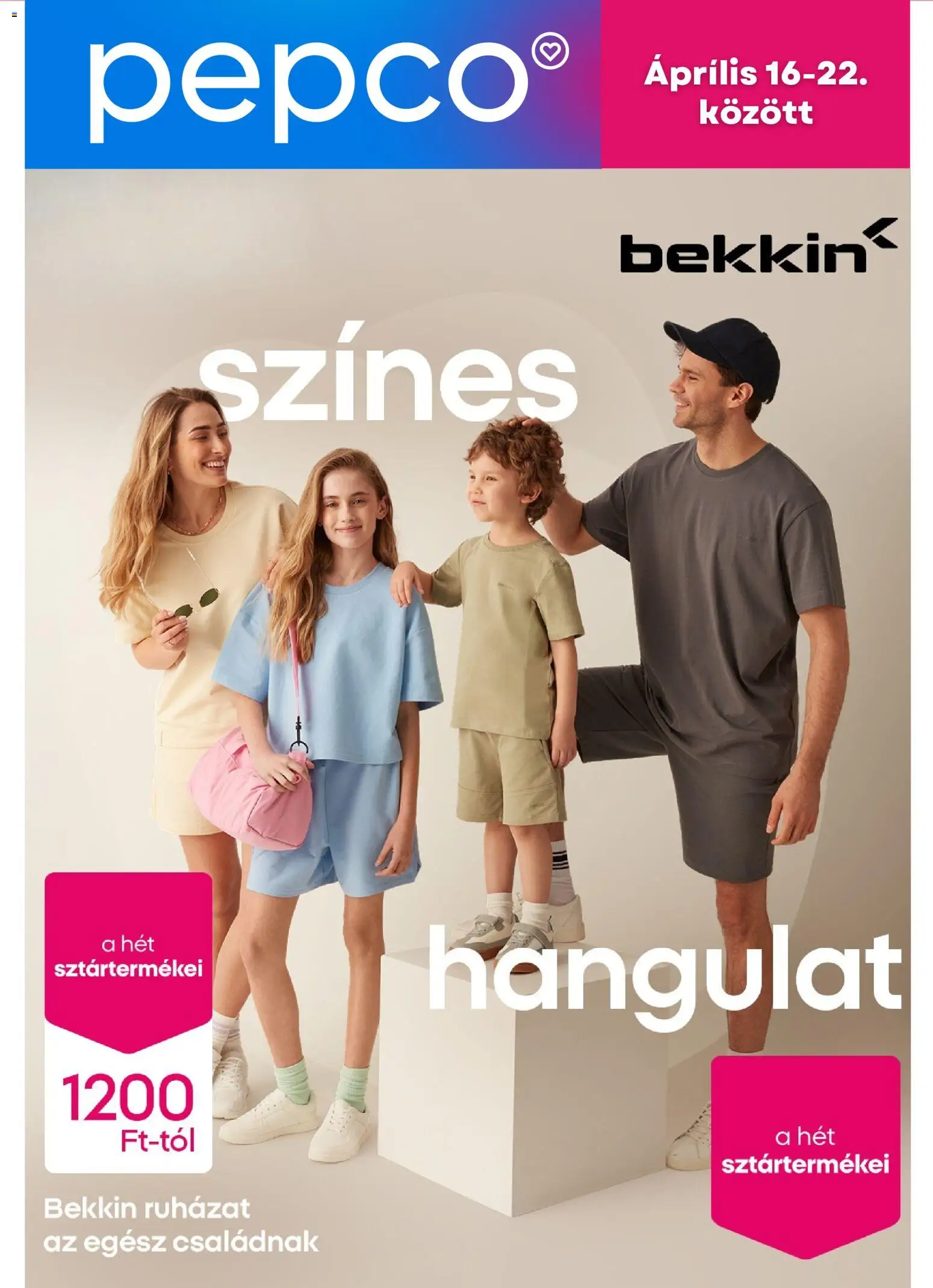 Pepco akciós újság - 1oldal - érvényes 2026.04.16.-tól