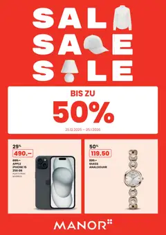 Vorschau Manor Aktionen Sale gültig ab 25.12.2025