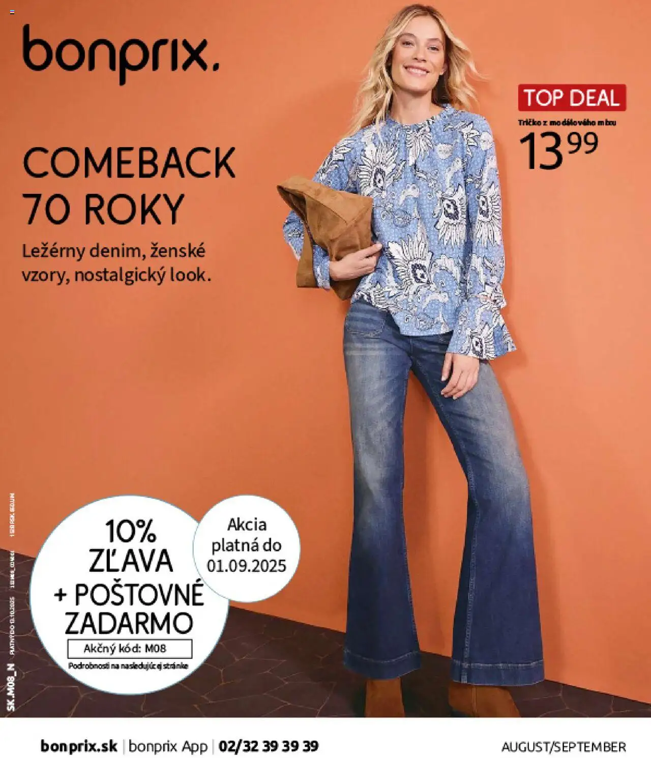 Bonprix katalóg Comeback 70 roky - strana 1- platný od 01.09.2025