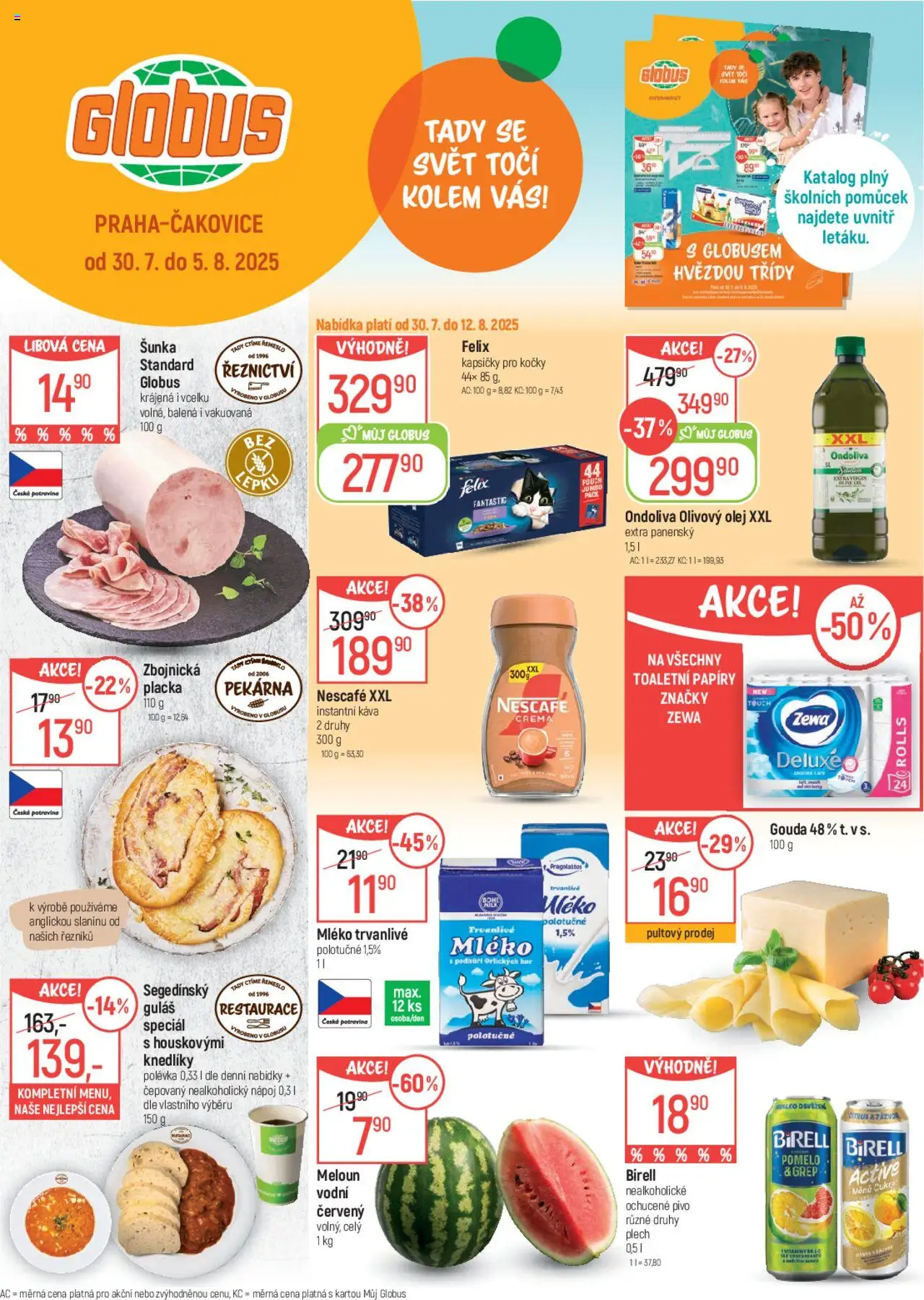 Globus leták - strana 1- platný od 30.07.2025