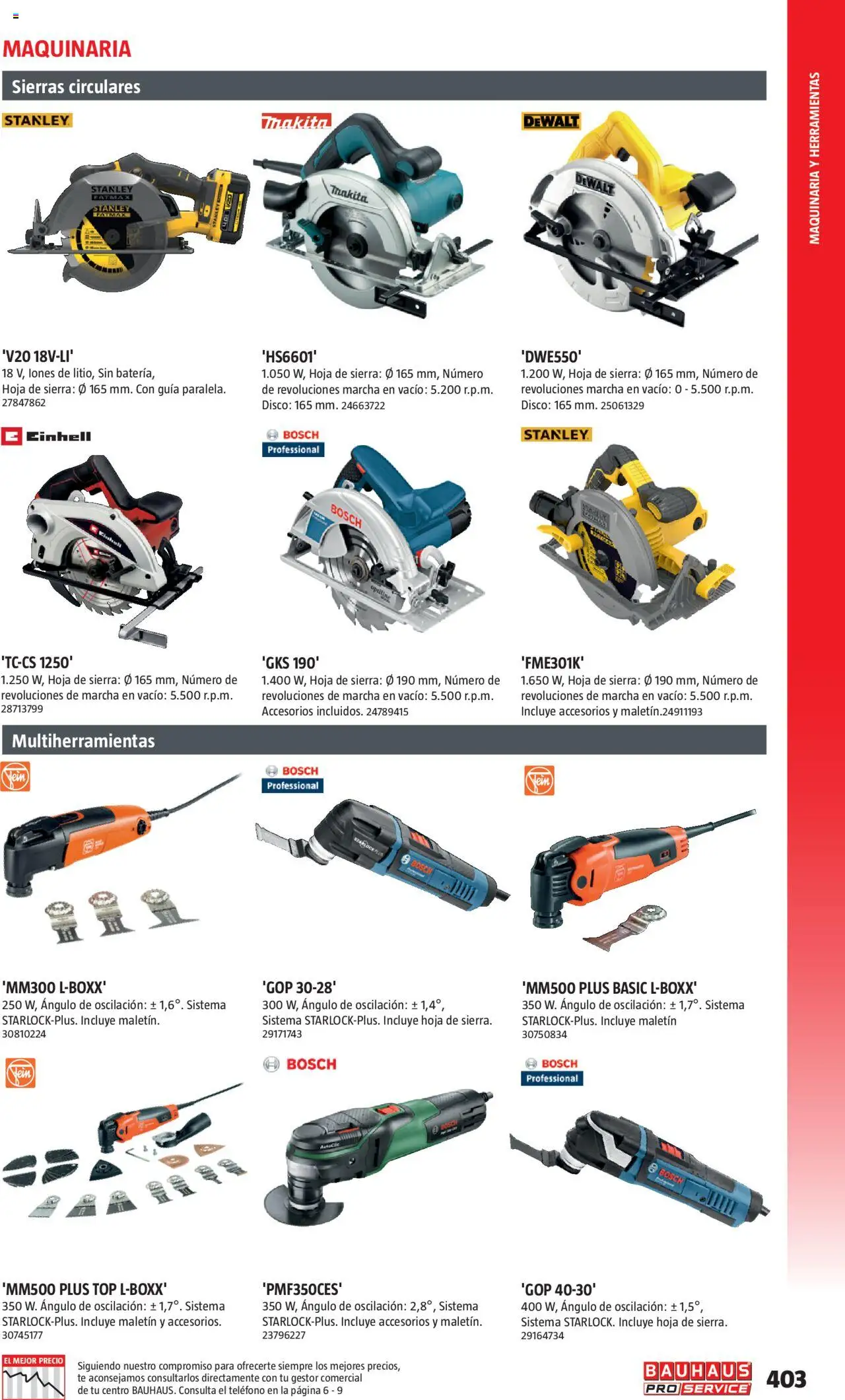 Bauhaus - ProService  - Página de 403 - Válido desde 24/02/2025