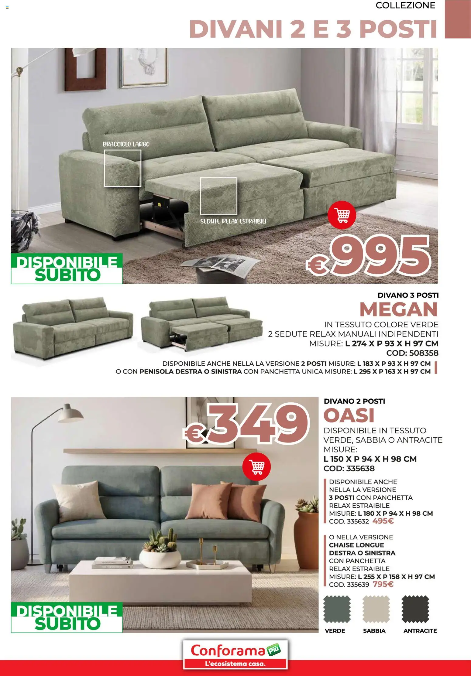 Conforama Divani catalogo - pagina 5 - valido dal 11/02/2026