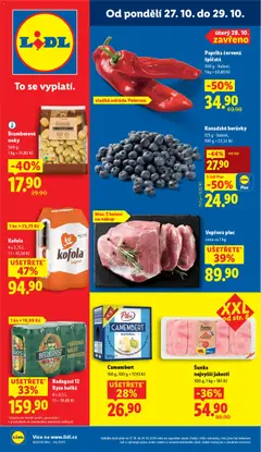 Náhled Lidl leták platný od 27.10.2025