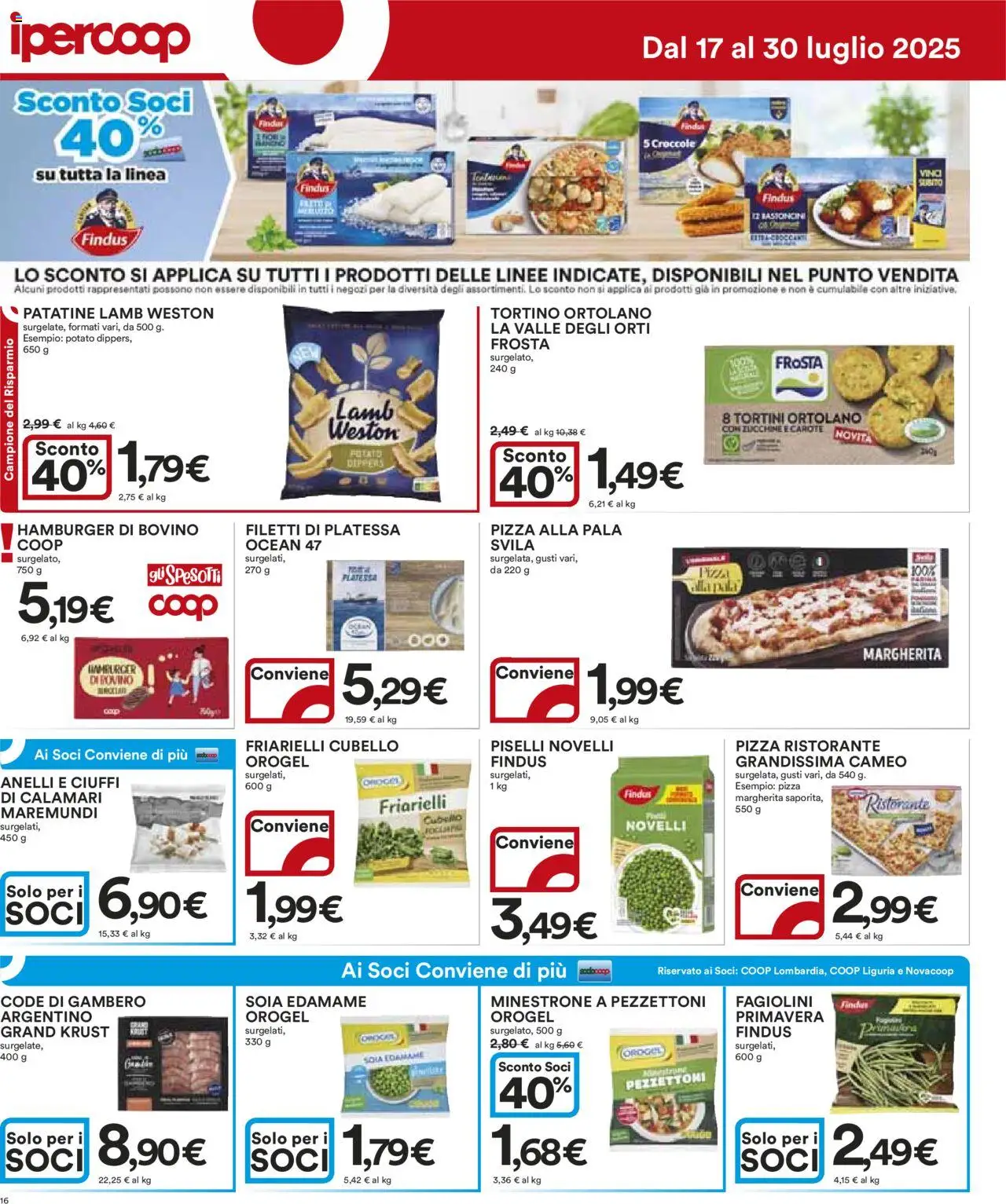 Volantino Ipercoop	 - pagina 16 - valido dal 17/07/2025