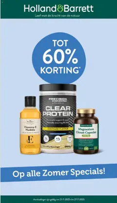 Holland & Barrett - Folder geldig vanaf 21-07-2025