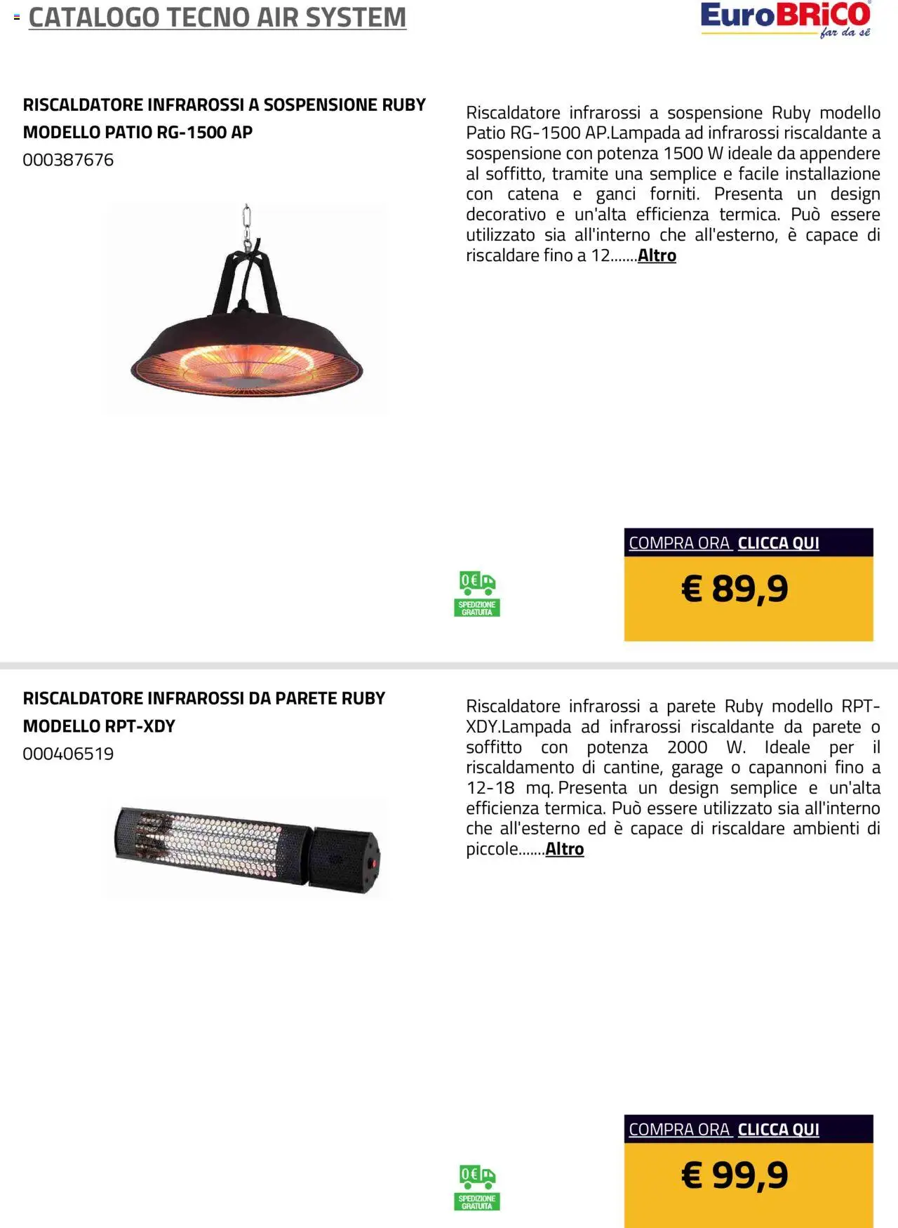 Eurobrico Tecno Air System catalogo - pagina 44 - valido dal 23/07/2025