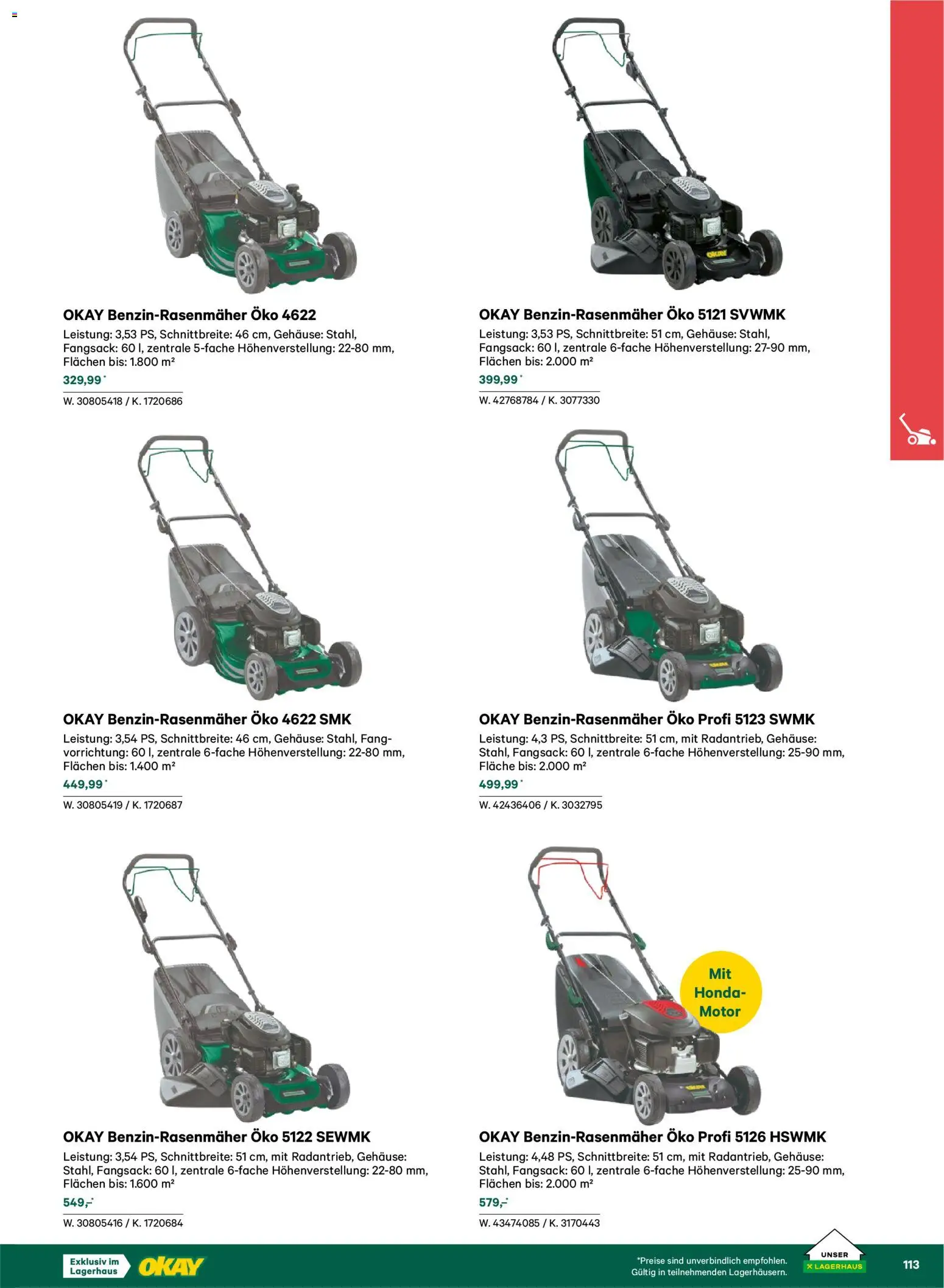 Lagerhaus  Garten und Freizeit Katalog 2026 - page 113- valid from 22.02.2026